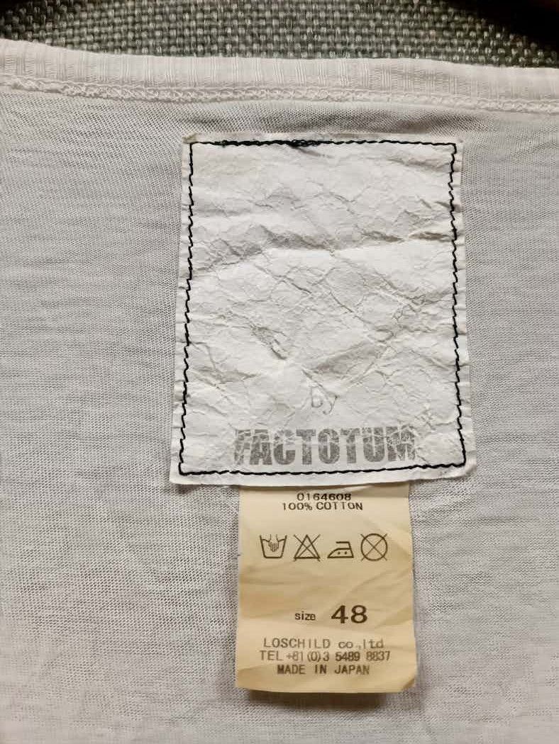 FACTOTUM vintage t shirt Factotum made in japan Size US S / EU 44-46 / 1 - 4 Thumbnail