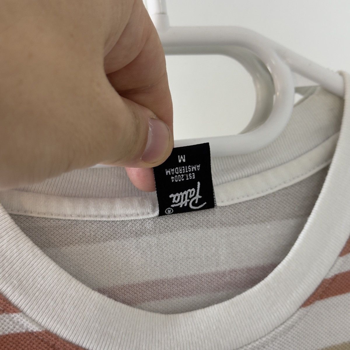 Patta Patty Boxy Fit T-shirt Rare Striped Mini Logo Y2k Style Size US M / EU 48-50 / 2 - 7 Thumbnail