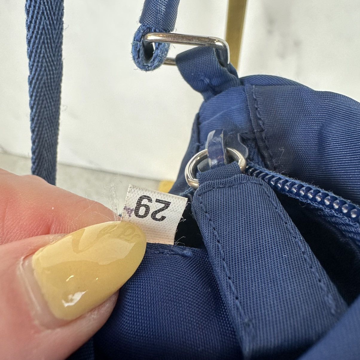 Prada Blue Prada Nylon Pochette Size ONE SIZE - 12 Thumbnail