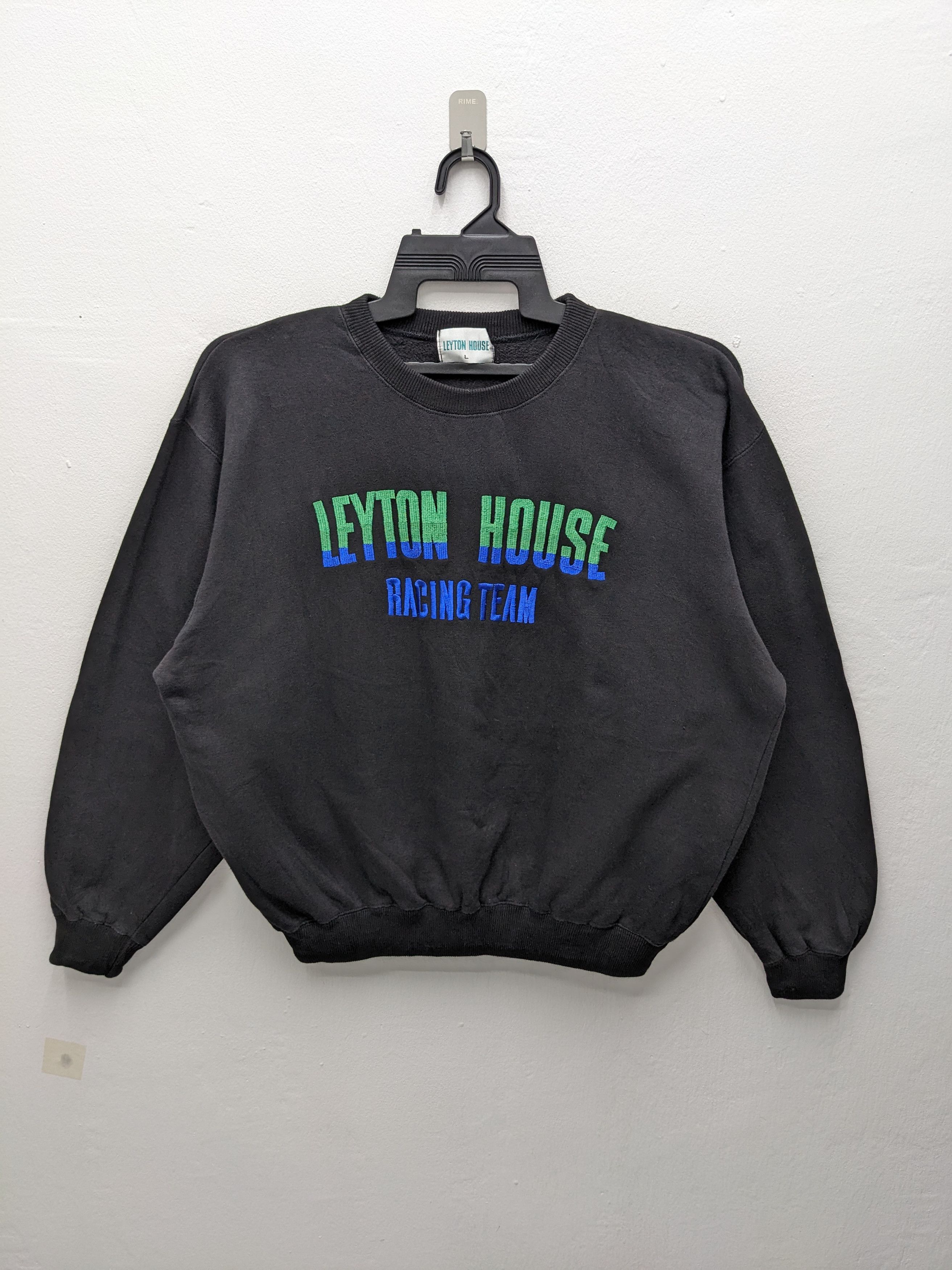 Formula 1 Vintage Leyton House Racing Team Black Crewneck Sweatshirt Size US L / EU 52-54 / 3 - 2 Thumbnail