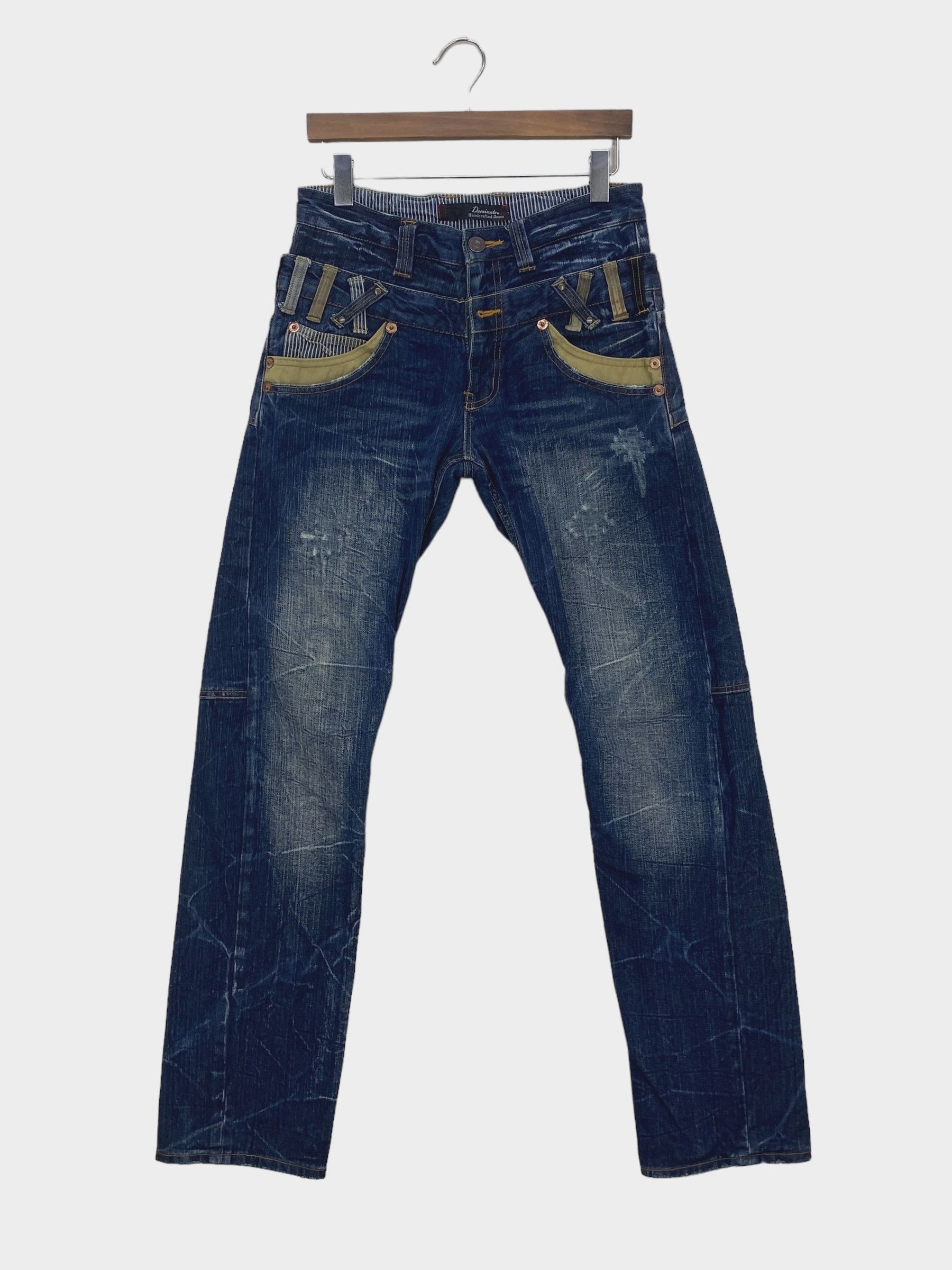 Japanese Brand Dominates Jeans Double Waist Jeans Japanese Jeans Size US 30 / EU 46 - 2 Thumbnail