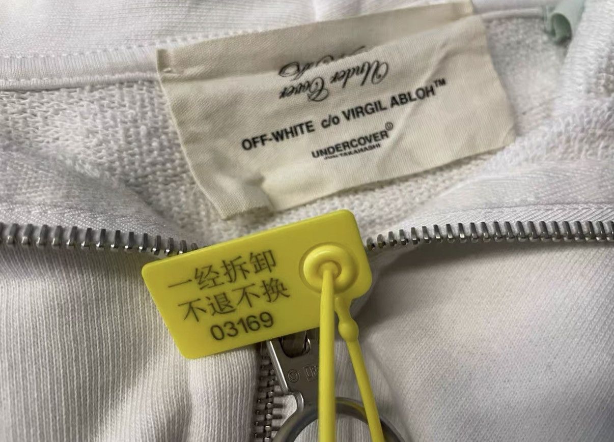 Off-White Off-White × Undercover Ghost Hand Zip Hoodie J31 Size US M / EU 48-50 / 2 - 6 Thumbnail