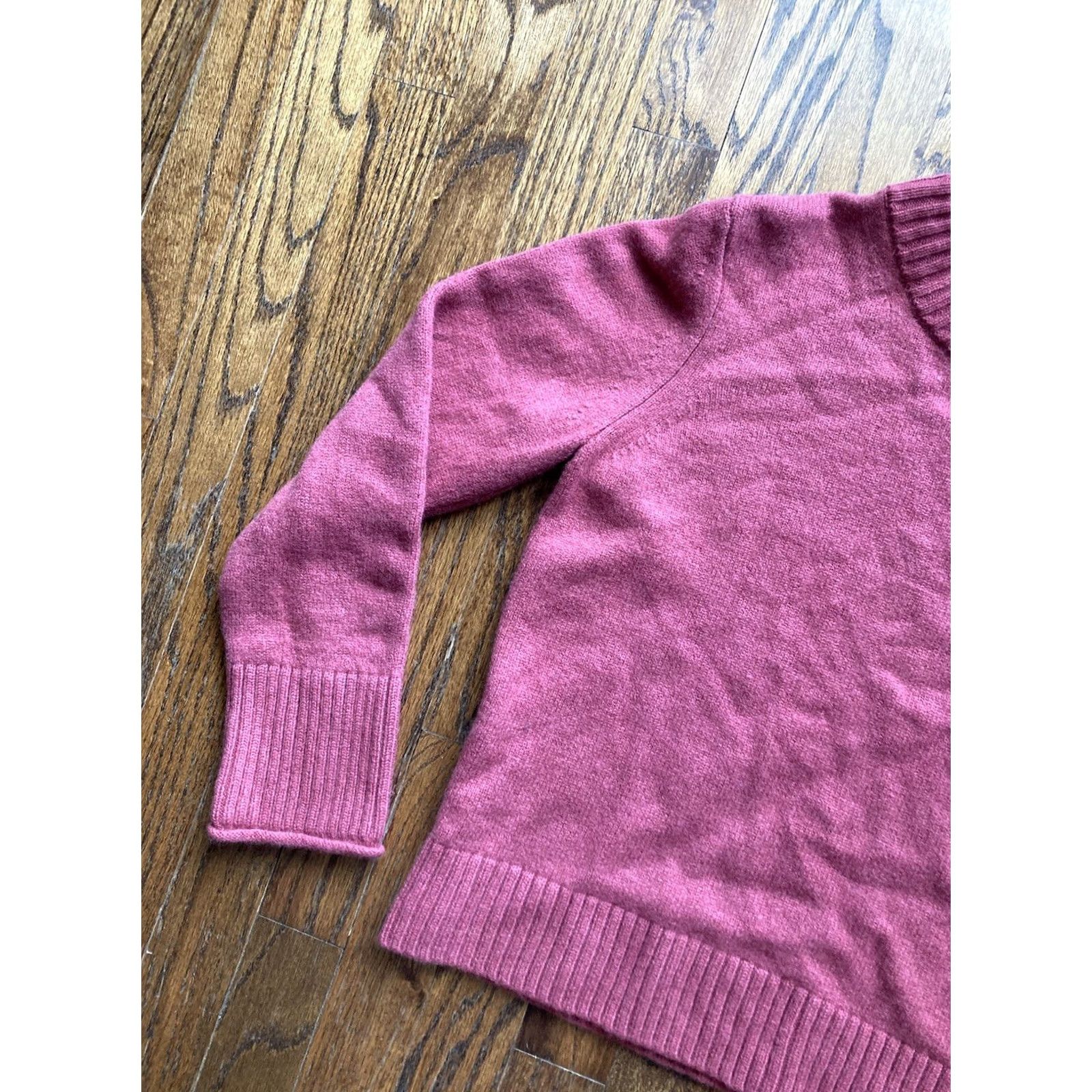Jigsaw Jigsaw Sweater Womens Medium Pink Wool Cashmere Pullover Knit Crew Neck Long Sleeve Women M Pink Wool Cashmere Knit Pullover Size M / US 6-8 / IT 42-44 - 2 Thumbnail