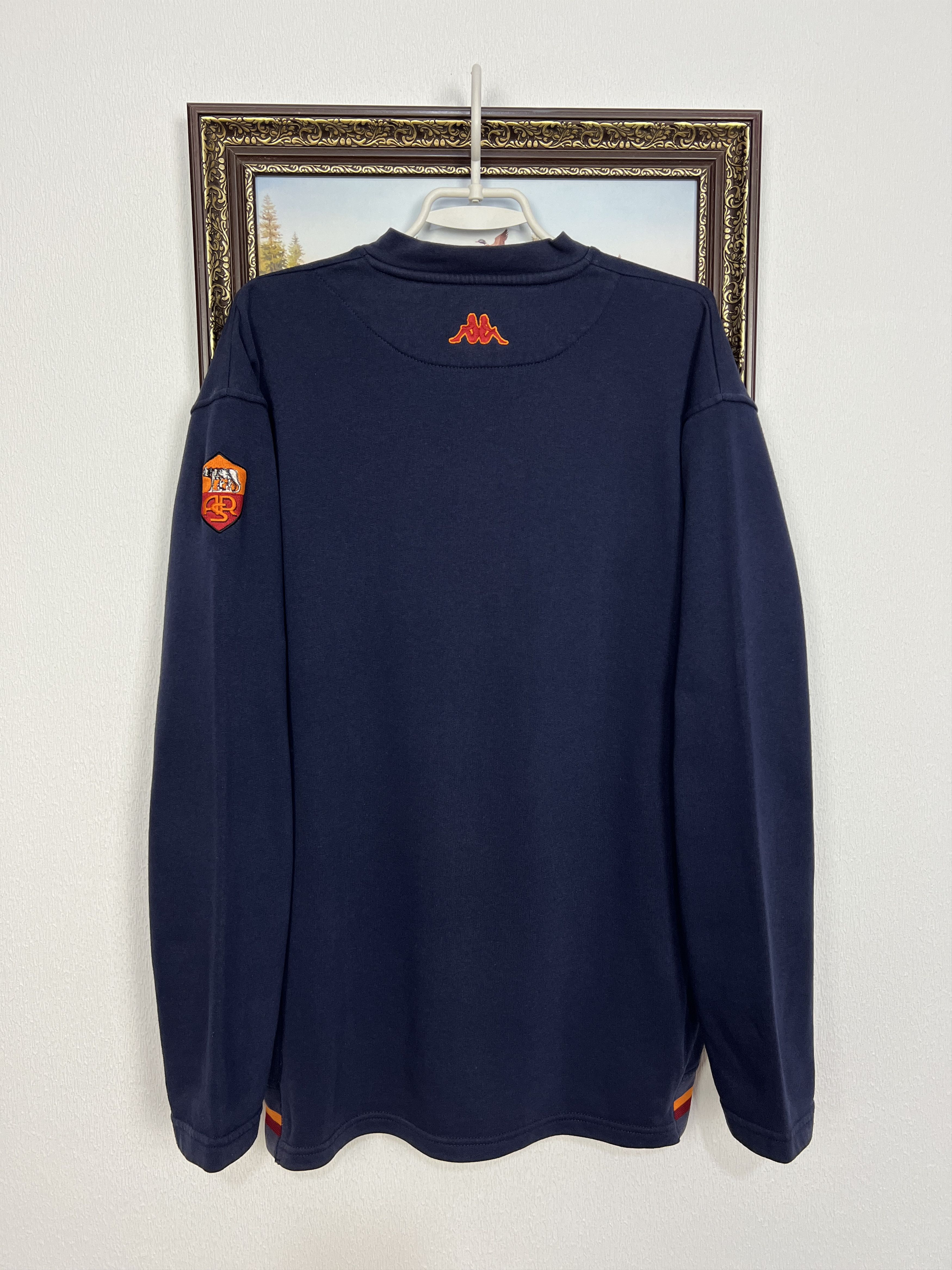 Kappa Vintage AS Roma Football Sweatshirt Soccer Crewneck Maglia Size US XL / EU 56 / 4 - 8 Thumbnail