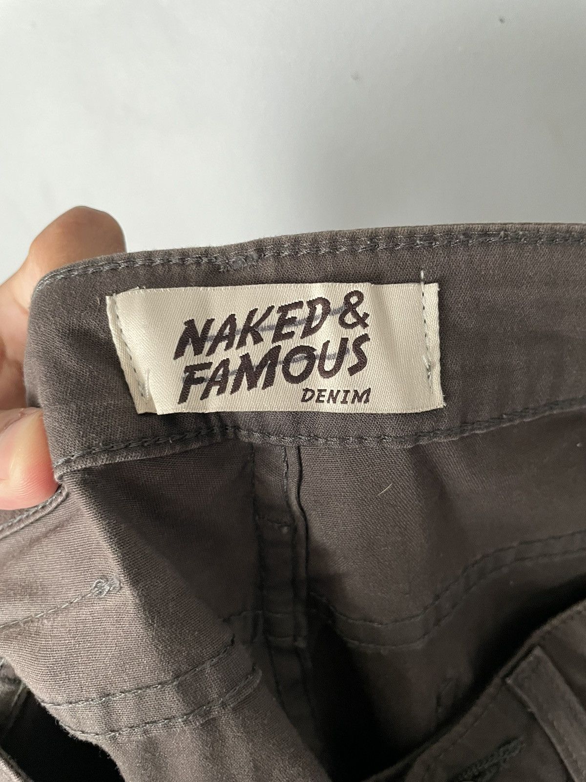 Naked & Famous Carbon Stretch Japanese 8oz Skinny Guy Jeans Size US 29 - 4 Thumbnail