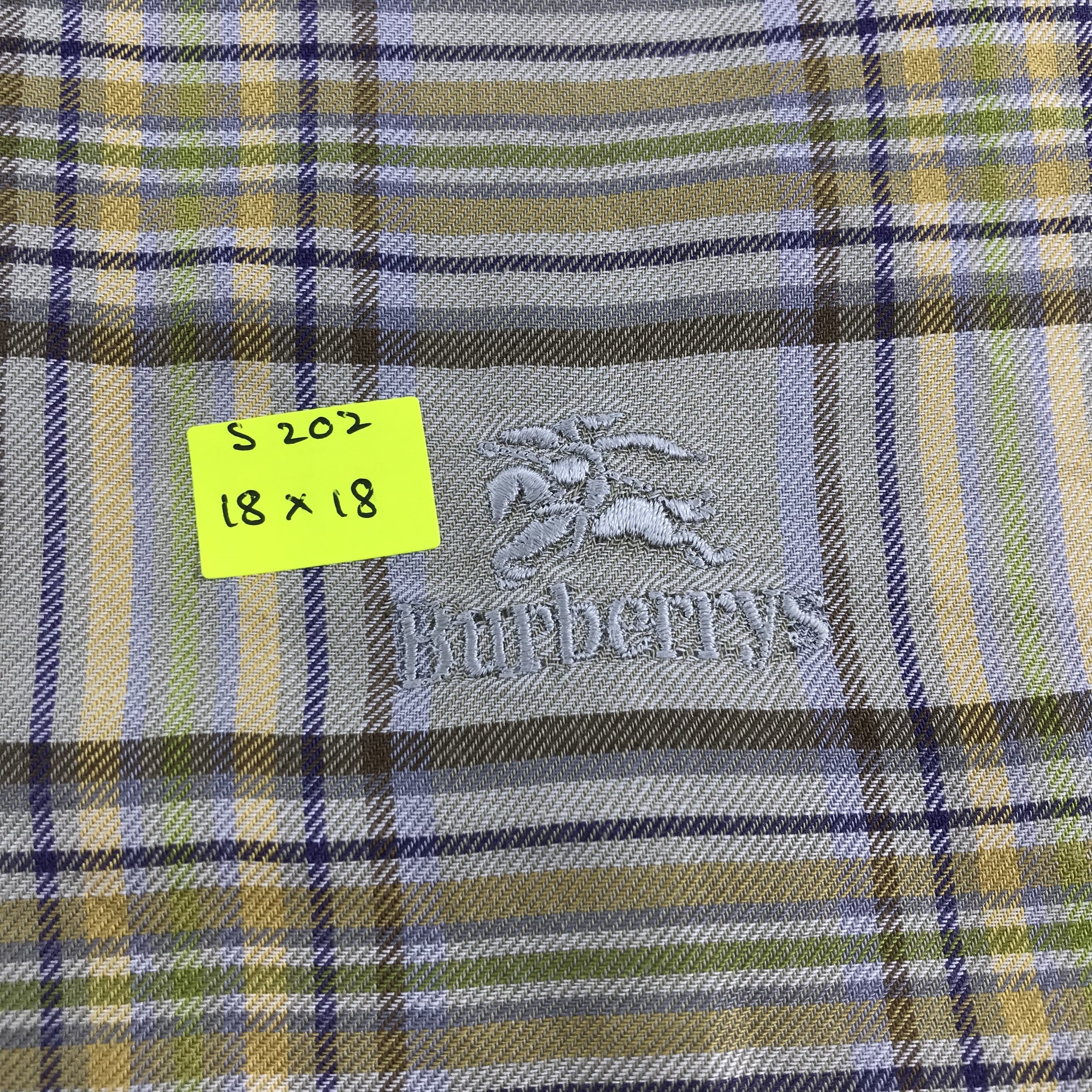 Burberry × Vintage Burberry Bandana / Handkerchief / Neckerchief - S202 Size ONE SIZE - 5 Thumbnail