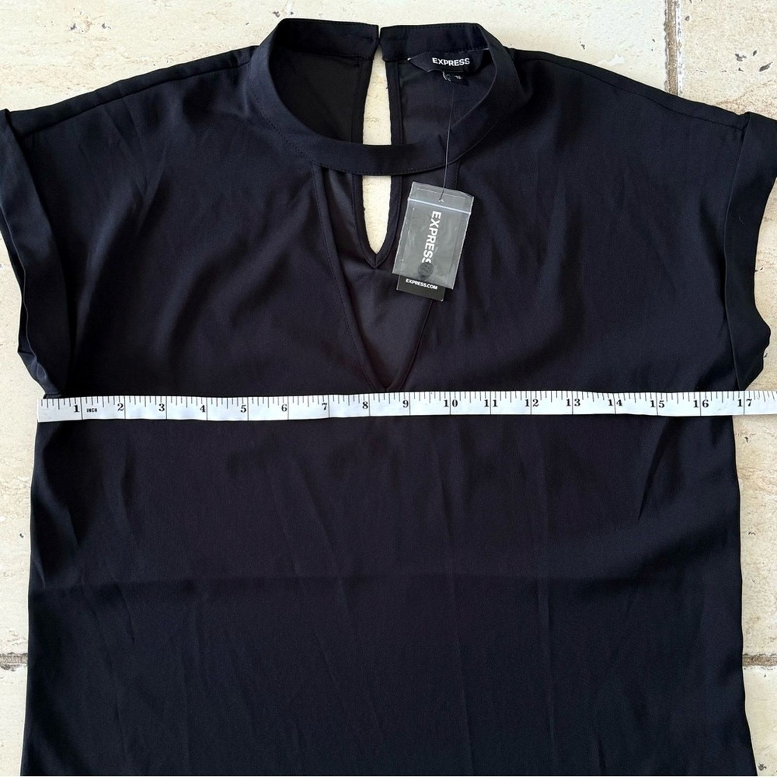 Express NWT! EXPRESS Black Shirt, Size XS Size XS / US 0-2 / IT 36-38 - 5 Thumbnail