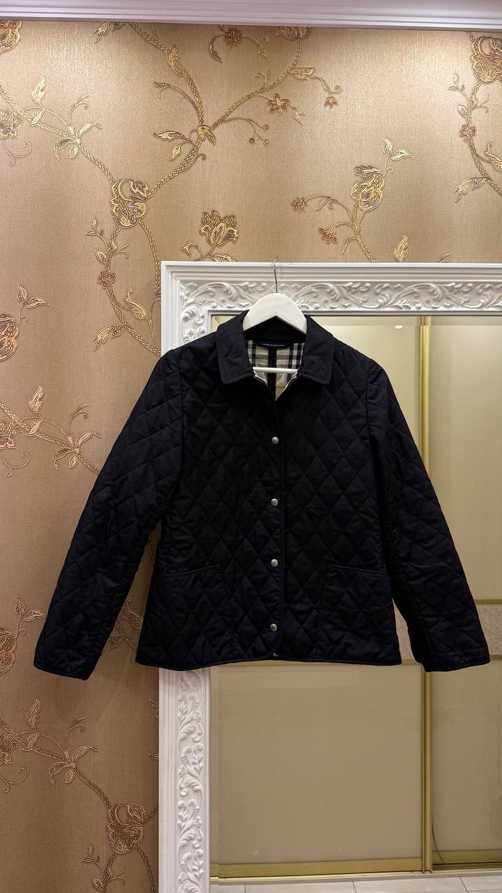 Burberry Burberry London Quilted Jacket Black Nova Check Lined Size S Size S / US 4 / IT 40 - 1 Thumbnail
