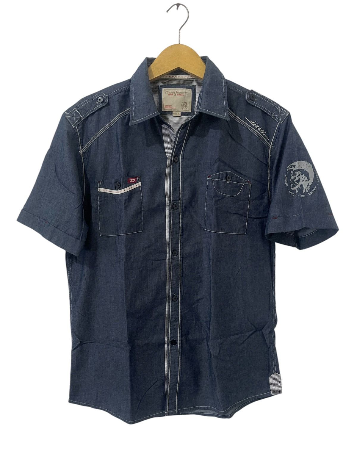 Diesel Vintage Diesel Blue Shirt Size US L / EU 52-54 / 3 - 1 Thumbnail