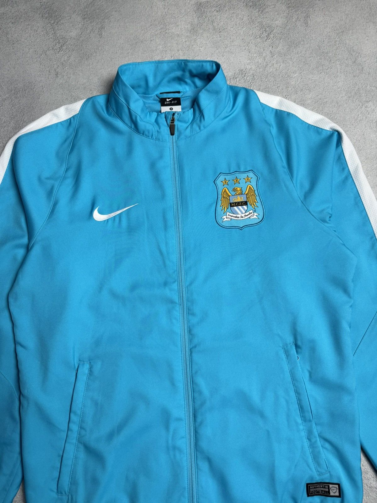 Nike Manchester City 2015 2016 Training Soccer Track Jacket Nike Size US M / EU 48-50 / 2 - 3 Thumbnail