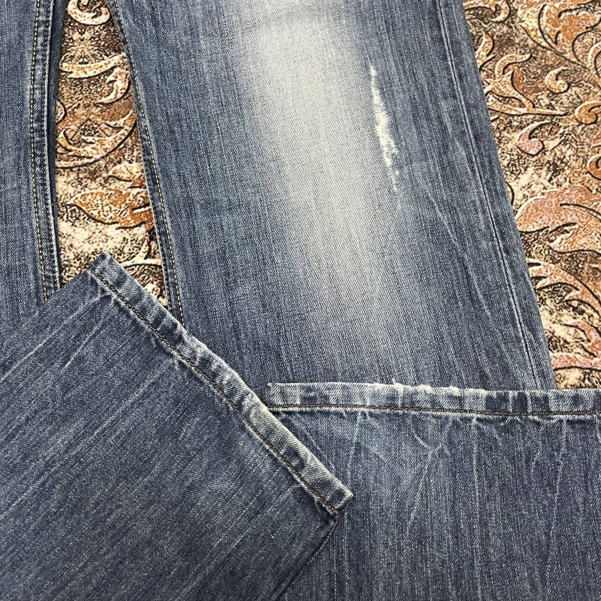 Diesel 🔥Vintage Diesel Industry Safado Ripped Distress Denim Jeans Size US 35 - 7 Thumbnail