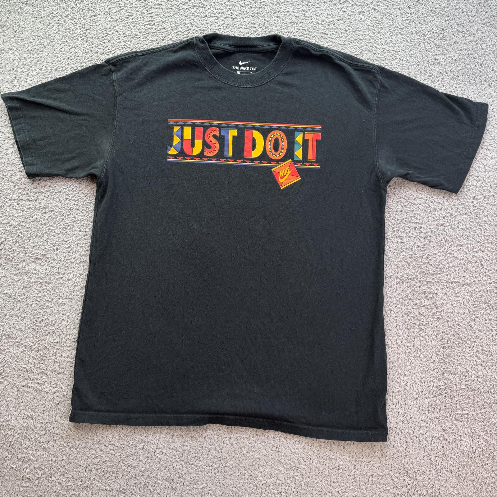 Nike Nike Just Do It Tribal Aztec Tee Black Medium The Nike Tee Size US XS / EU 42 / 0 - 1 Thumbnail