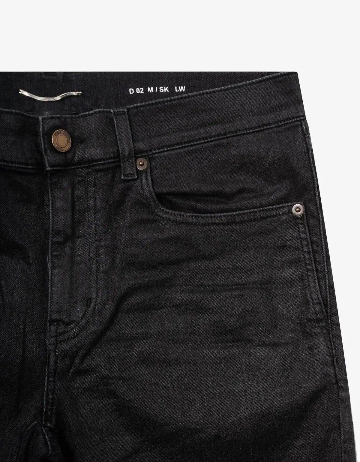 Saint Laurent Paris o1s1wg111224 Skinny-Fit Jeans in Coated in Black Size US 34 / EU 50 - 5 Thumbnail
