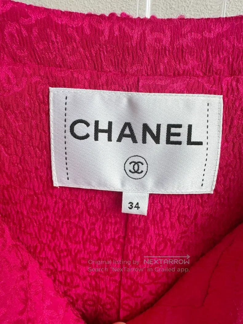 Chanel Chanel 21K rose-red short jacket Size XXS / US 00 / IT 34 - 6 Thumbnail