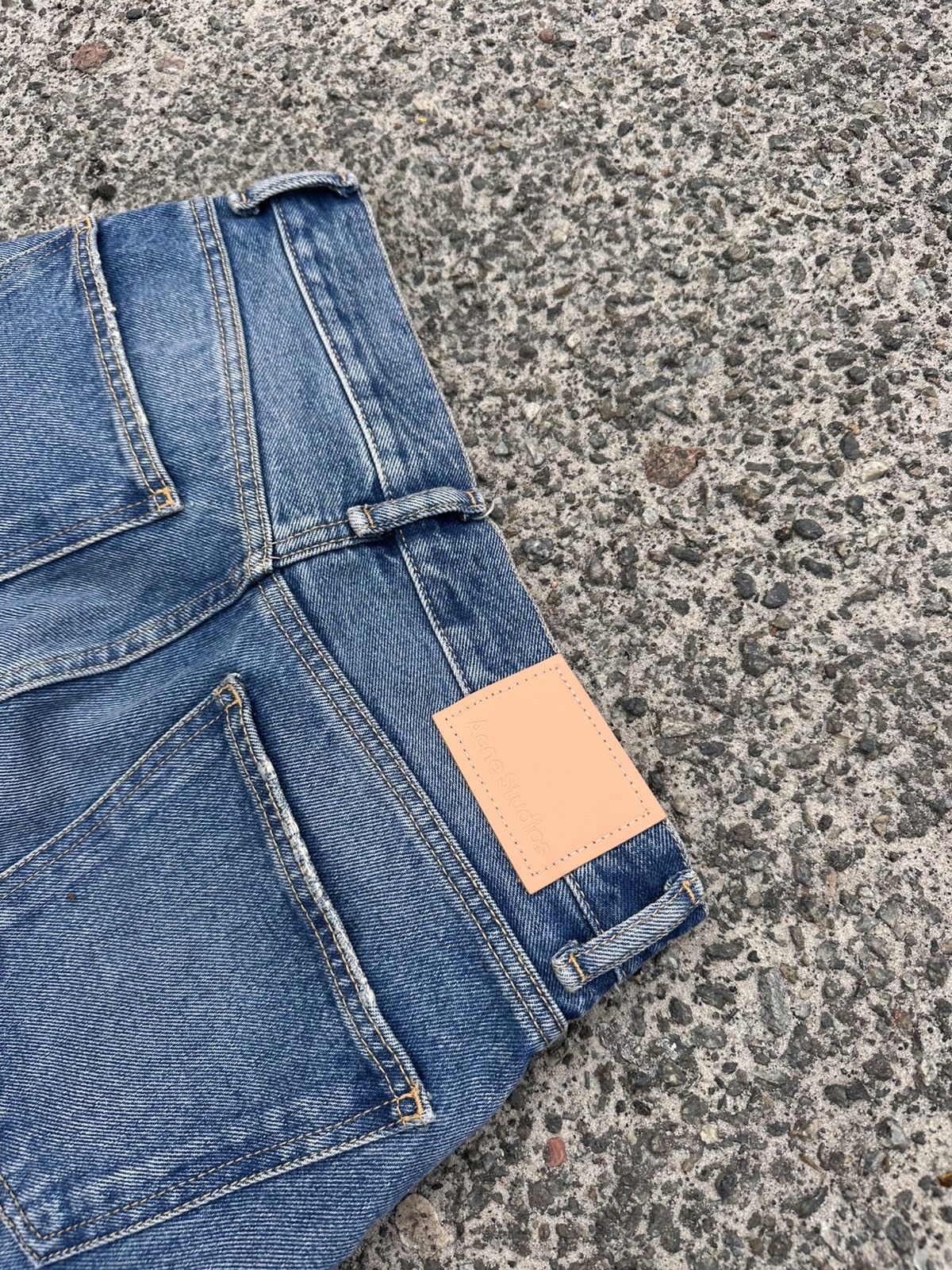Acne Studios Acne Studios Flared Baggy Distressed Jeans Size 28" / US 6 / IT 42 - 6 Thumbnail