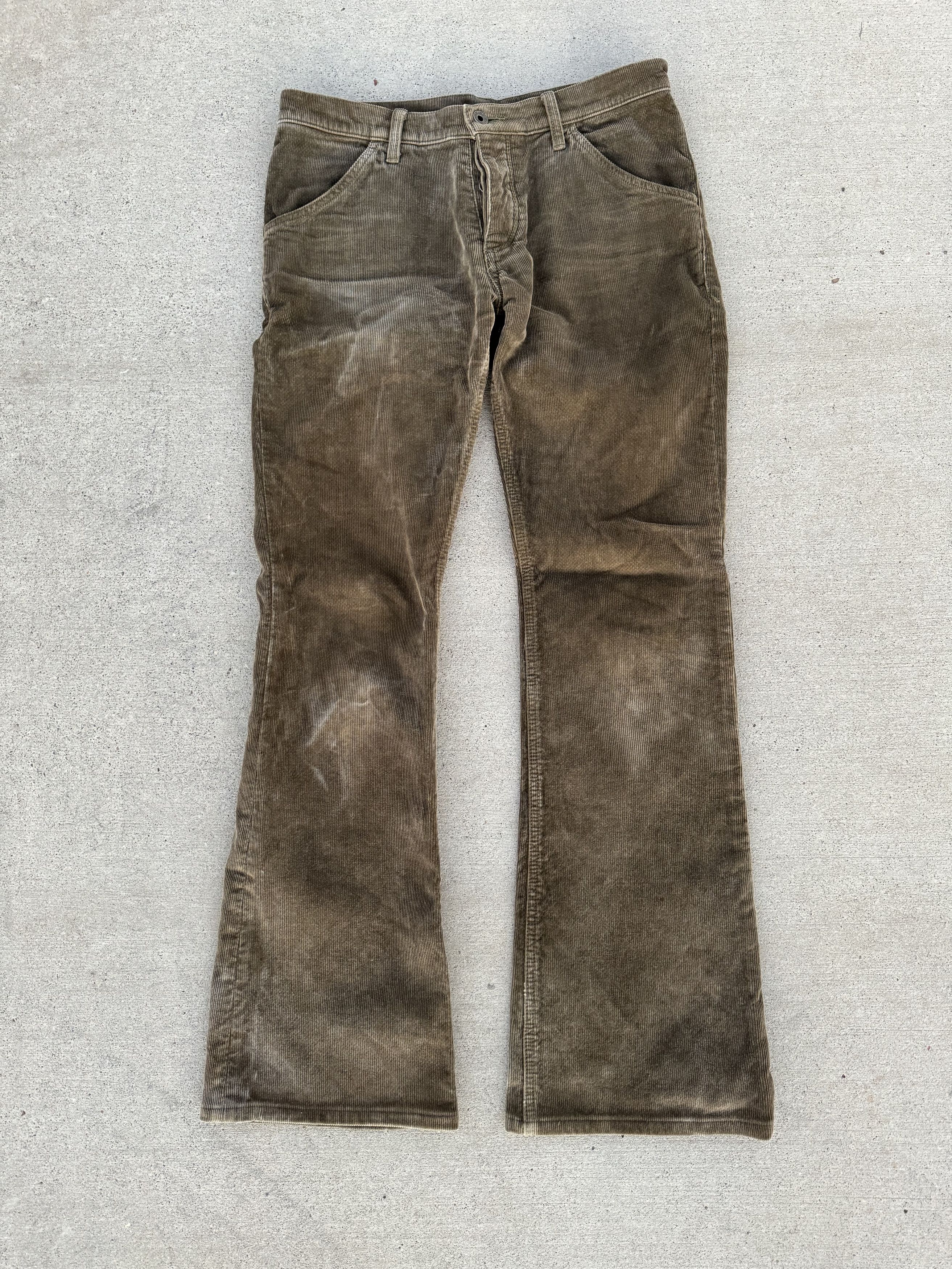 Attachment Brown Corduroy Flare Pants, 32x32 Size US 32 / EU 48 - 3 Thumbnail
