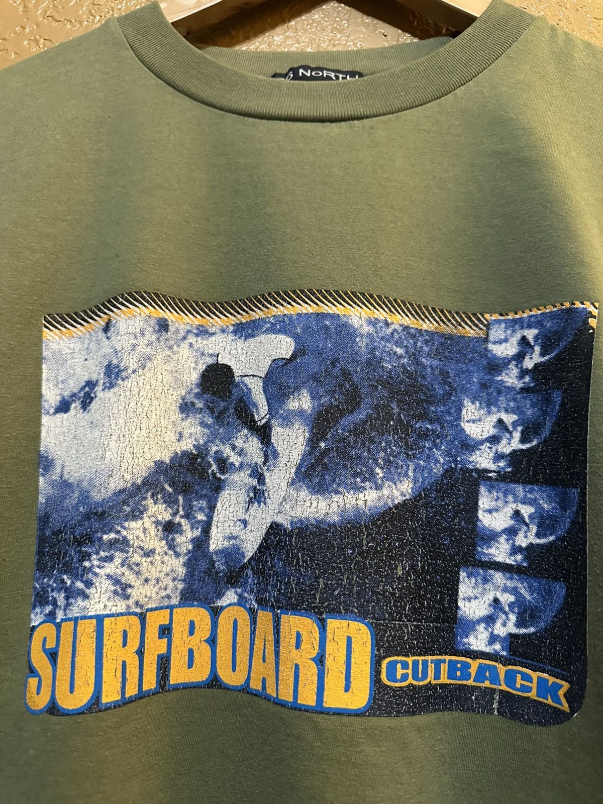 Vintage 🏄‍♂️ faded vintage 96 North Surfboard tee large y2k Size US L / EU 52-54 / 3 - 3 Thumbnail
