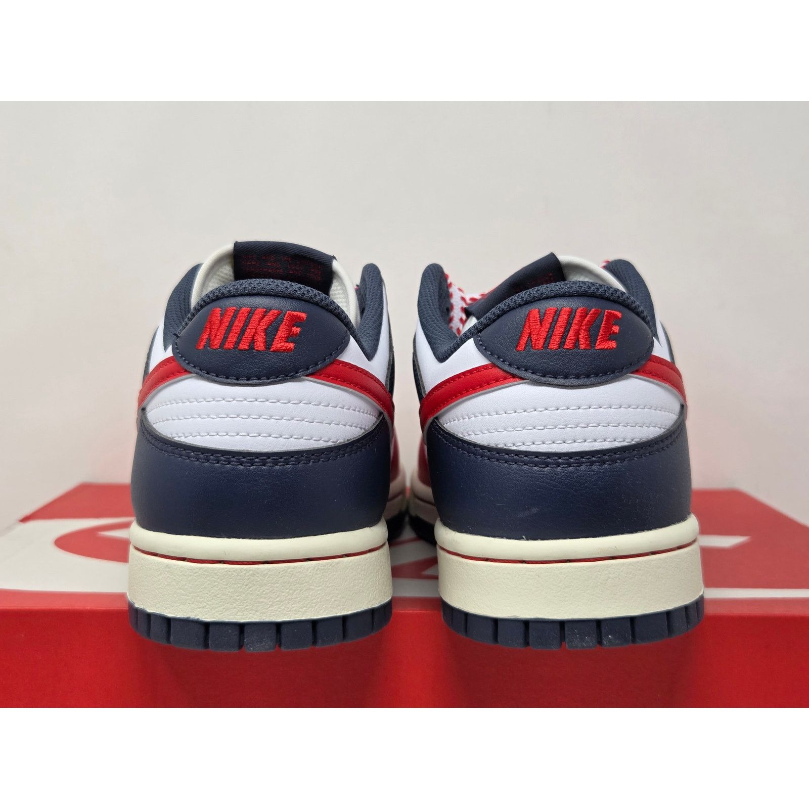 Nike DS Nike Dunk Low NA72 BOSTON RED ROX IM2222-100 Size US 9.5 / EU 42-43 - 4 Thumbnail