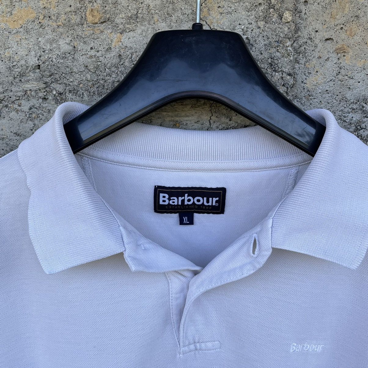 Barbour Vintage Barbour Polo T-shirts Small Logo Basic Fit 90s Y2K Size US XL / EU 56 / 4 - 5 Thumbnail