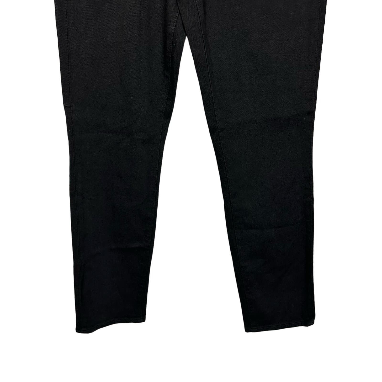 L'AGENCE NWT L’AGENCE Black Cotton Blend Skinny Mid Rise Jeans 25 Size 27" / US 4 / IT 40 - 6 Thumbnail