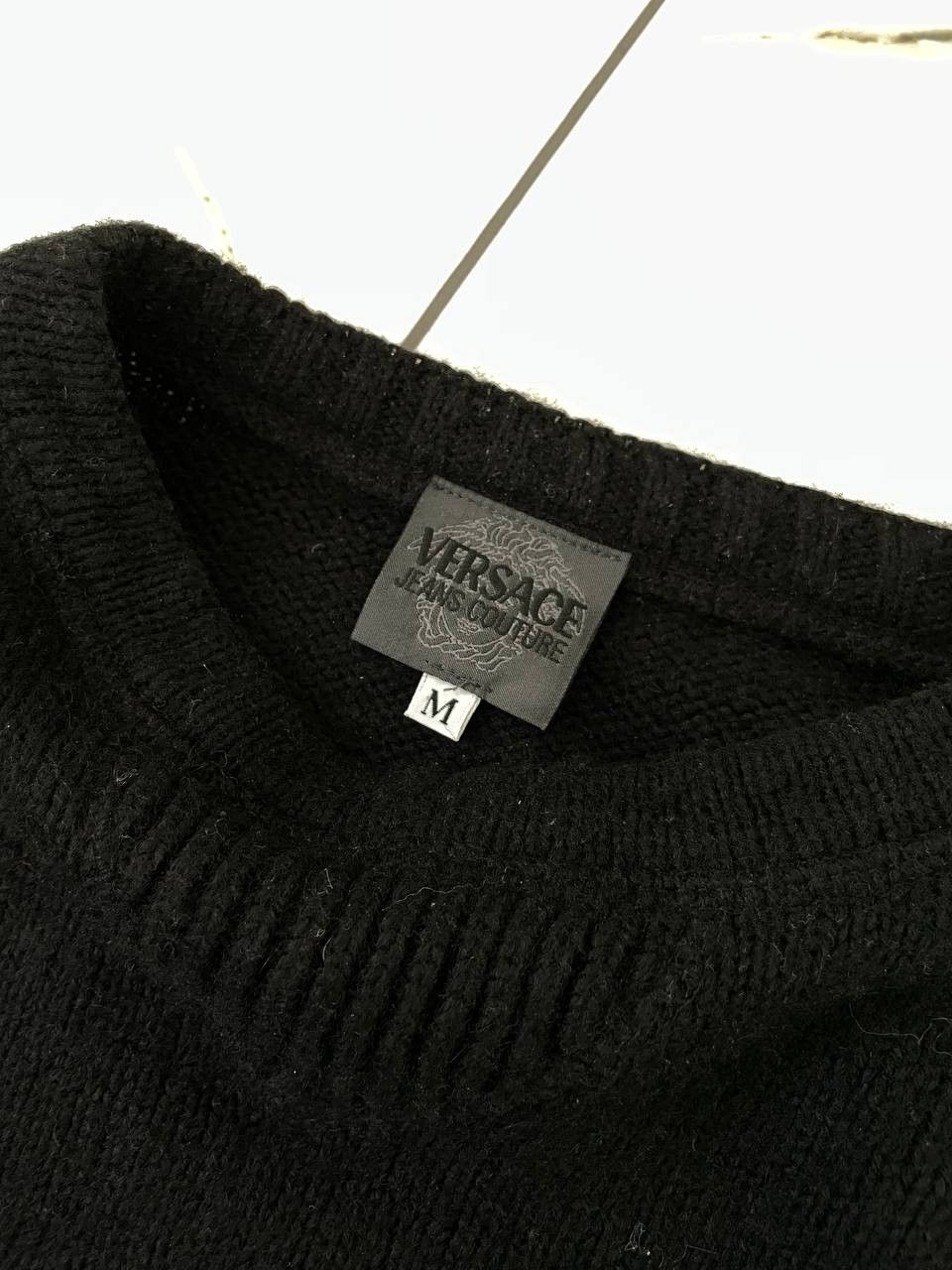 Versace Jeans Couture Versace Vintage Y2K wool center logo sweater Size US M / EU 48-50 / 2 - 5 Thumbnail