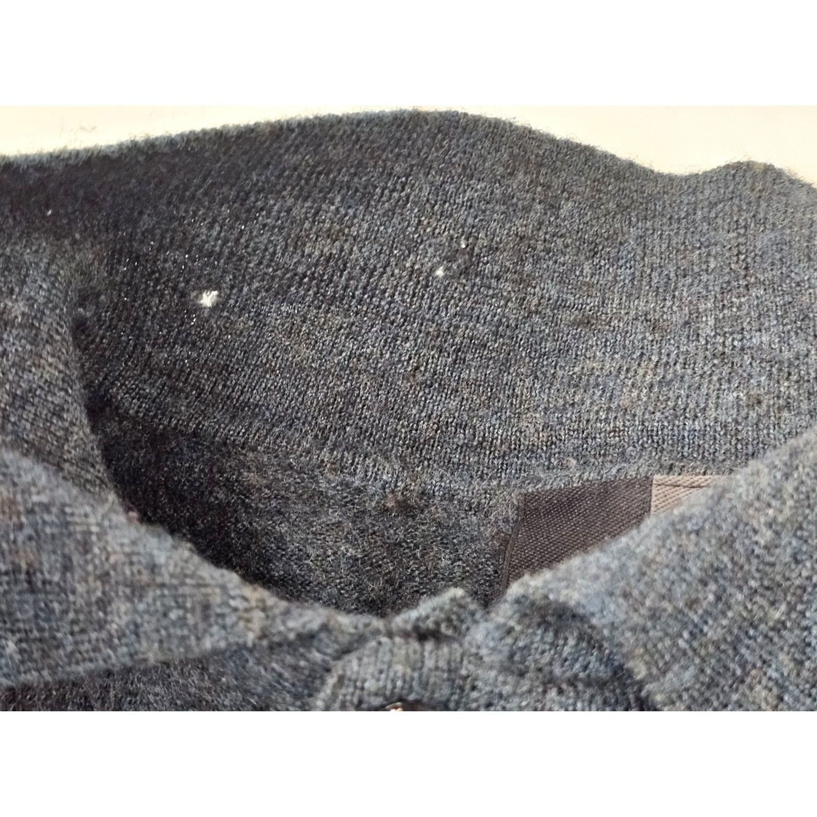 Vintage J. Ferrar 100% Merino Wool Polo Sweater Men L Long Sleeve Heathered Teal Woolen Pullover Size US L / EU 52-54 / 3 - 3 Thumbnail