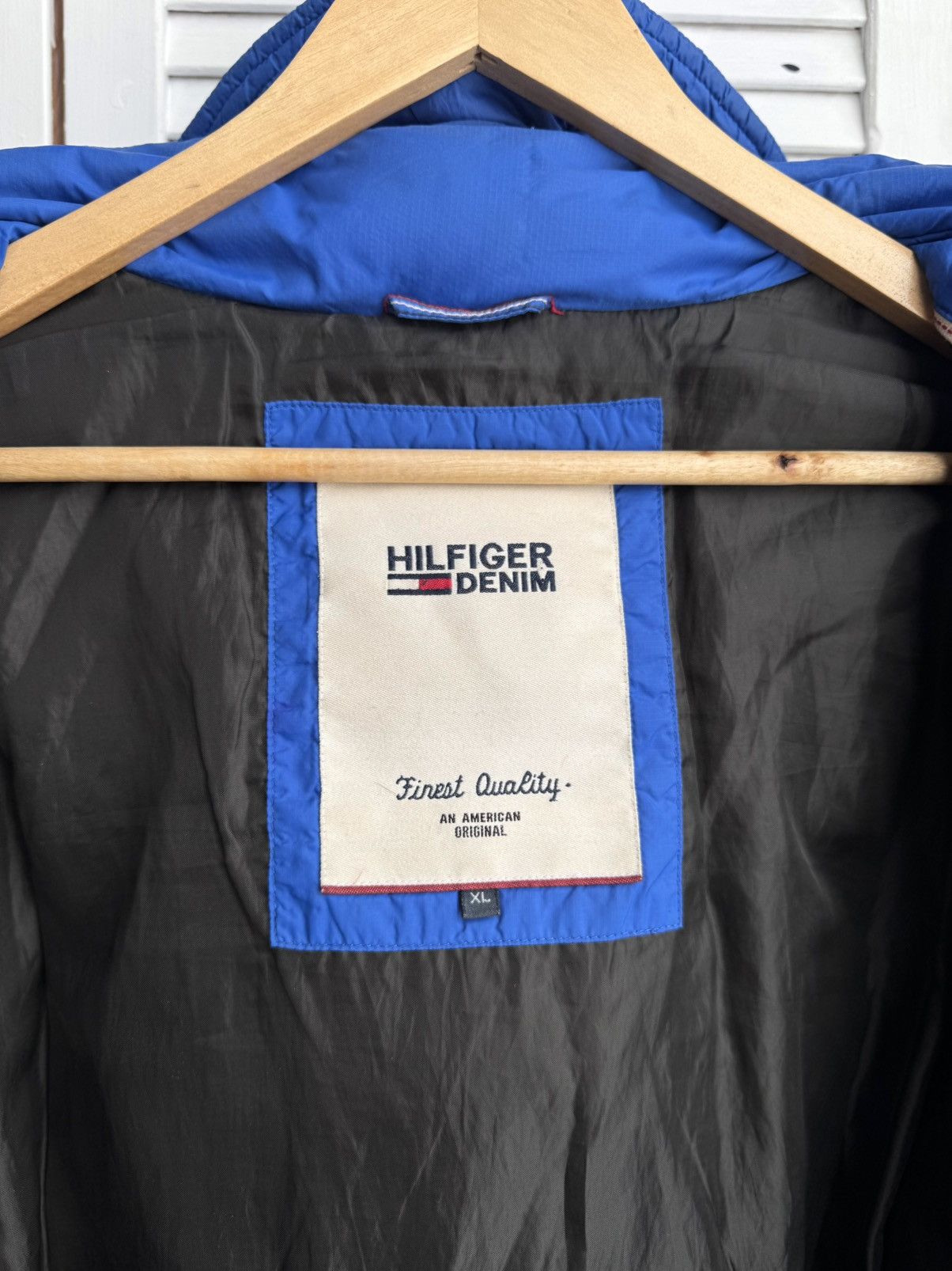 Tommy Hilfiger Vintage Tommy Hilfiger Denim Puffer Jacket Blue Y2K Size US M / EU 48-50 / 2 - 14 Thumbnail