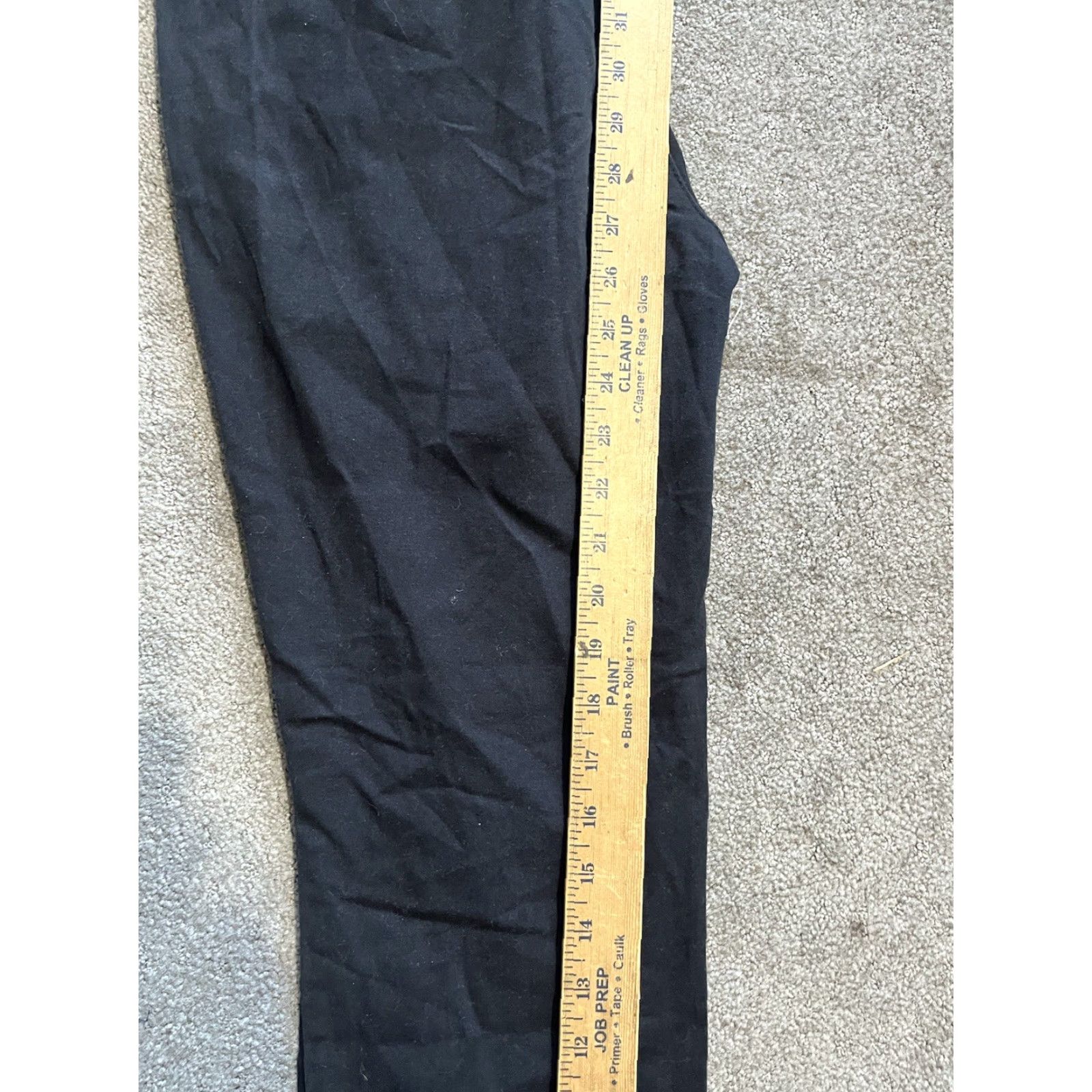 Old Navy Old Navy Women Black Skinny Stretch Rise Pants Size 8 Pockets Slim Chino Flat Front Cotton Blend Black Womens Pants 8 Size 30" / US 8 / IT 44 - 6 Thumbnail