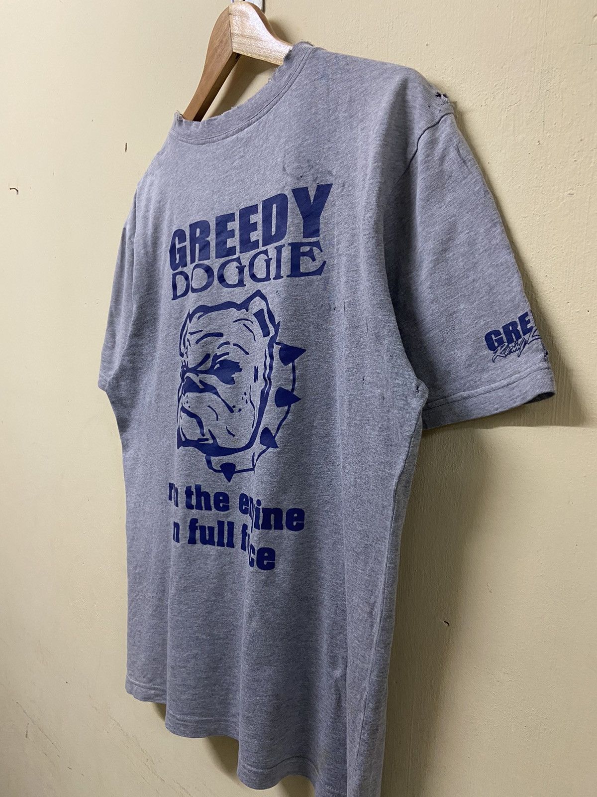 Japanese Brand × Vintage Vintage Destress Greedy Racing Size US L / EU 52-54 / 3 - 12 Thumbnail