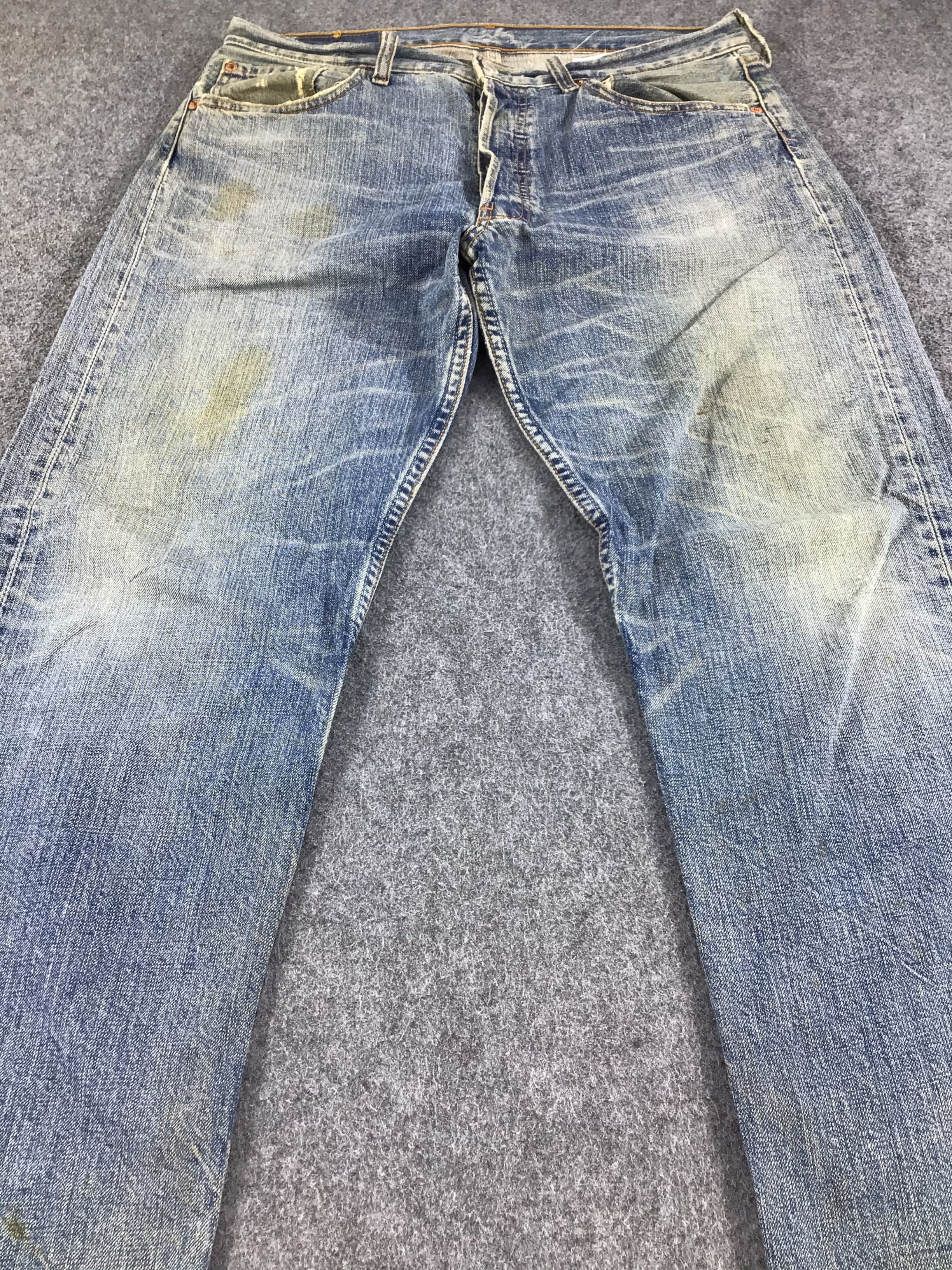 Levi's Vintage 90s Dirty Levis 501 Jeans-JM575 Size US 34 / EU 50 - 2 Thumbnail