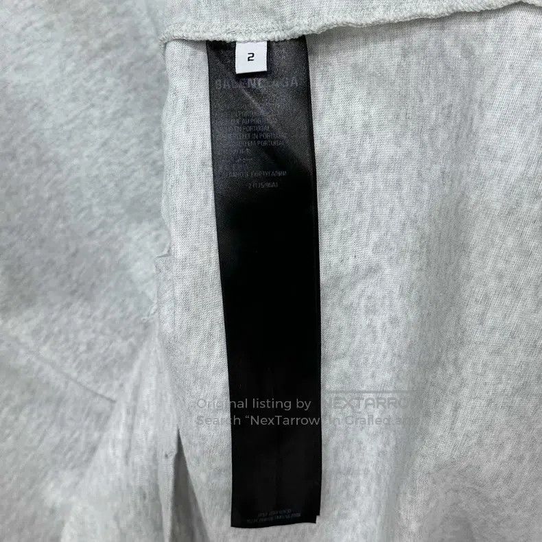 Balenciaga Balenciaga Tattered Grey Destroyed Short Sleeve Size US M / EU 48-50 / 2 - 4 Thumbnail