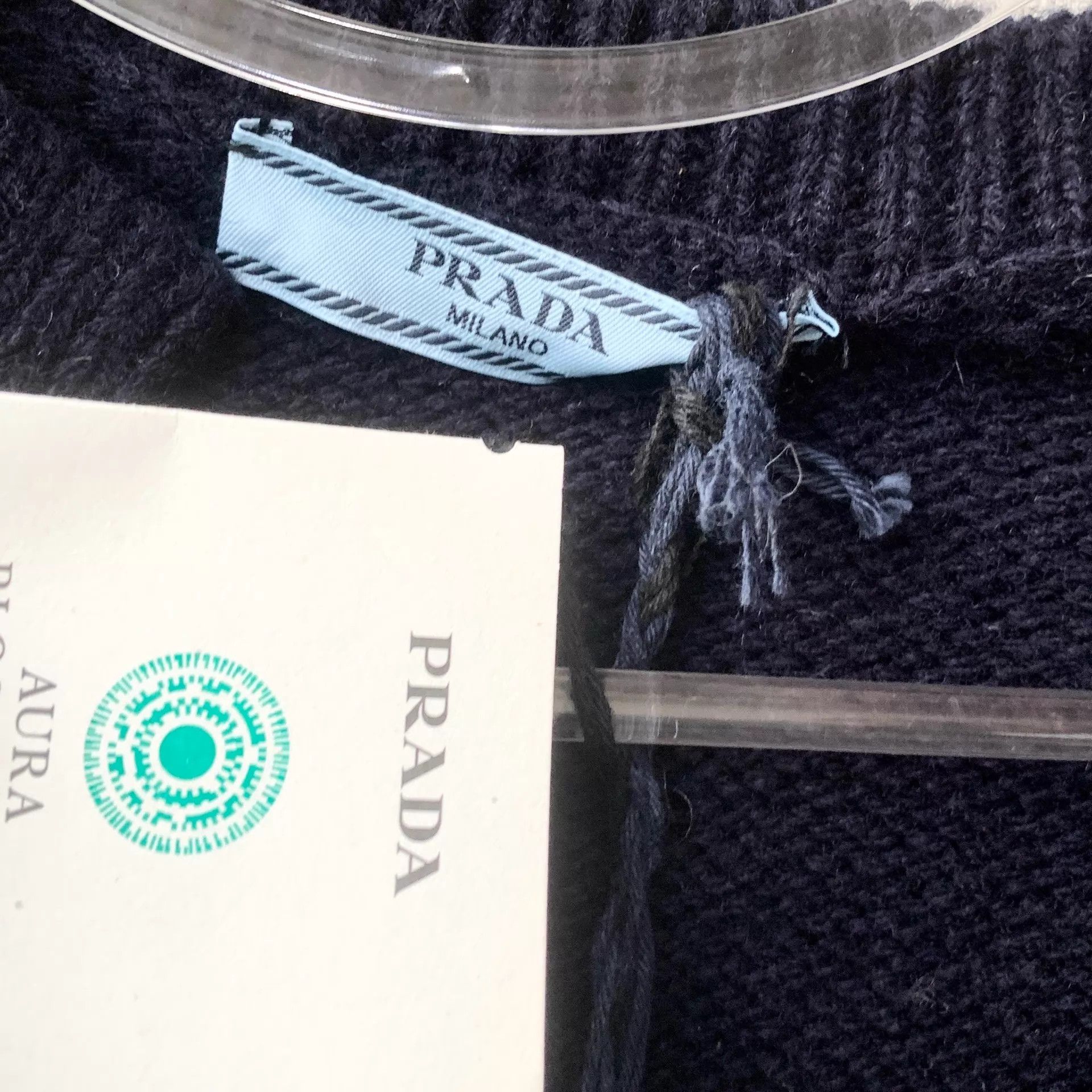 Prada PRADA women's knit sweater 36 YK0115861 with tag Size XS / US 0-2 / IT 36-38 - 2 Thumbnail