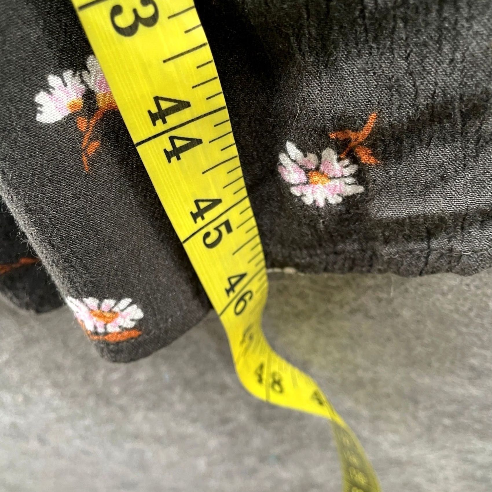 Billabong VINTAGE Billabong Floral Puff Sleeve Midi Dress Womens S Daisy Print Black Smcoked Size S / US 4 / IT 40 - 7 Thumbnail