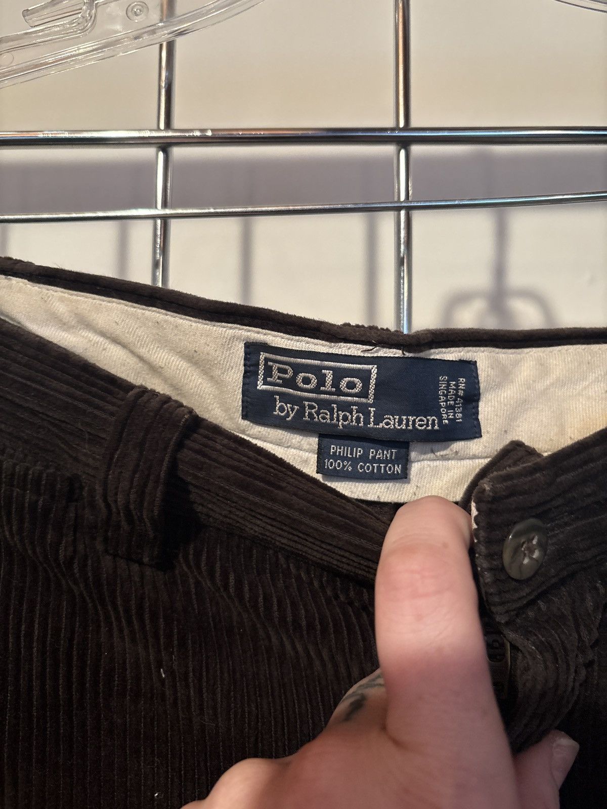 Polo Ralph Lauren Brown Corridor Pants Size US 34 / EU 50 - 3 Thumbnail
