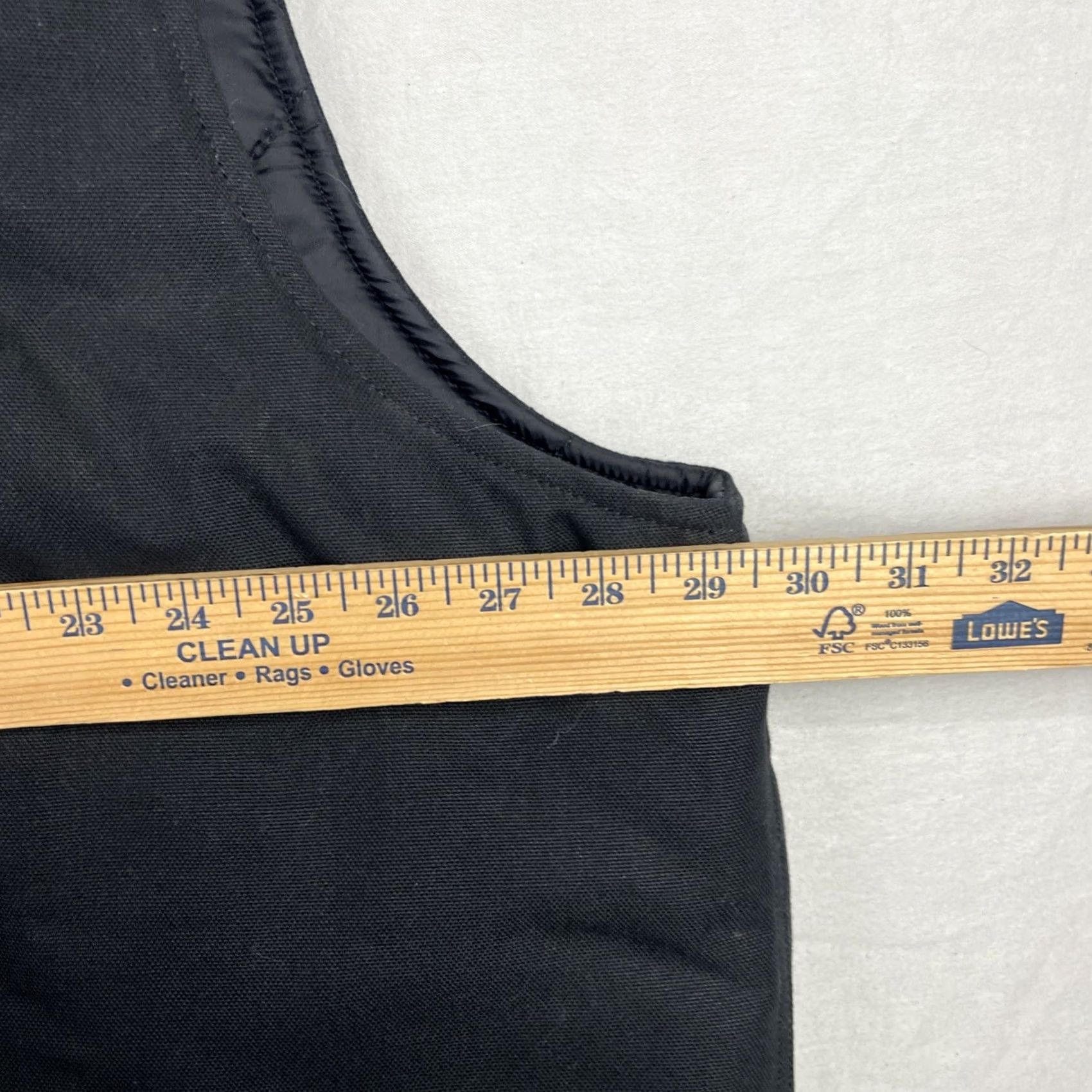 Carhartt Carhartt Vest Mens 3XL Tall Black Duck Canvas V01 BLK Quilt Lined Relaxed Zip Up Jacket Size US XXL / EU 58 / 5 - 7 Thumbnail