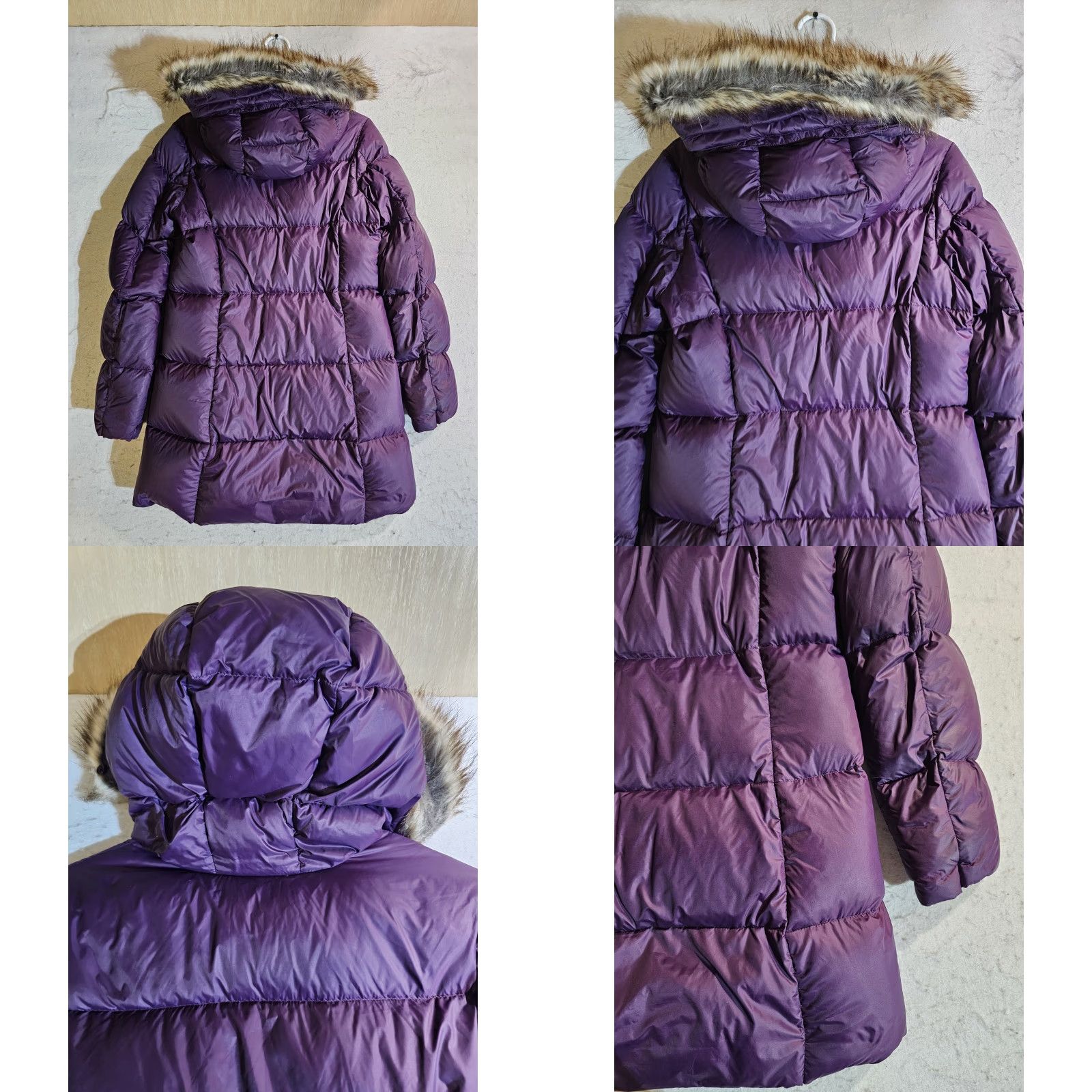 Eddie Bauer VINTAGE Eddie Bauer Parka Jacket Women Medium Fur Lined Goose Down Puffer Coat 90s Outdoor Size M / US 6-8 / IT 42-44 - 8 Thumbnail
