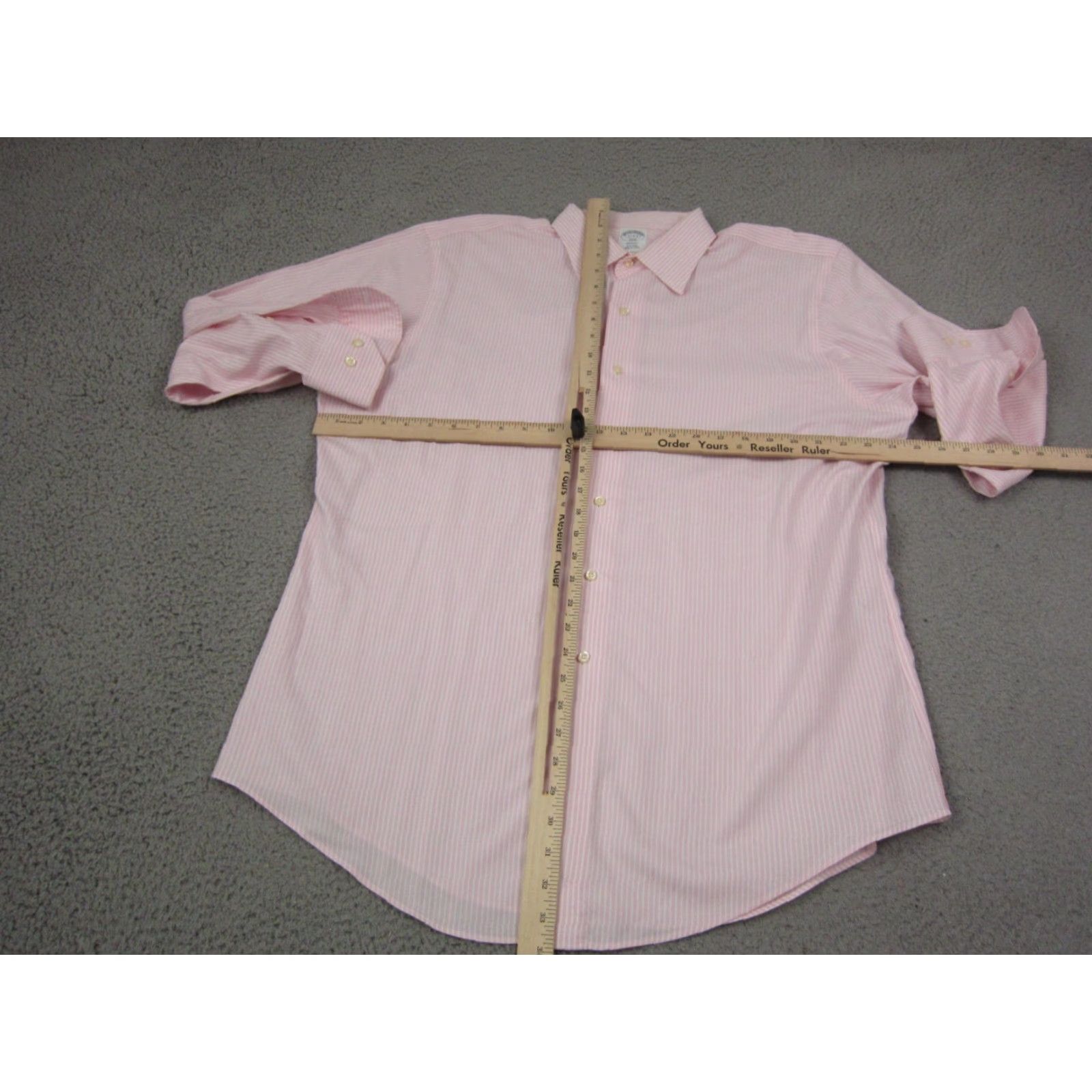 Brooks Brothers Brooks Brothers Shirt Adult 17 Pink Cotton Regent Non-Iron Mens Button Up 1818 Size US XL / EU 56 / 4 - 5 Thumbnail