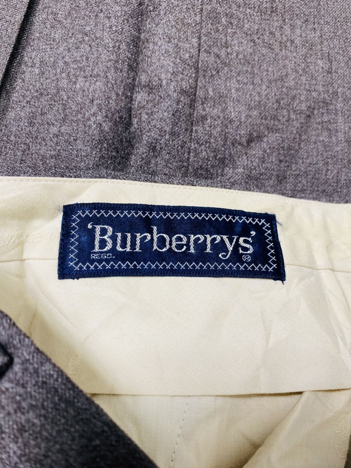 Burberry Vintage 90a Burberry Wool Pants Size US 33 - 15 Thumbnail