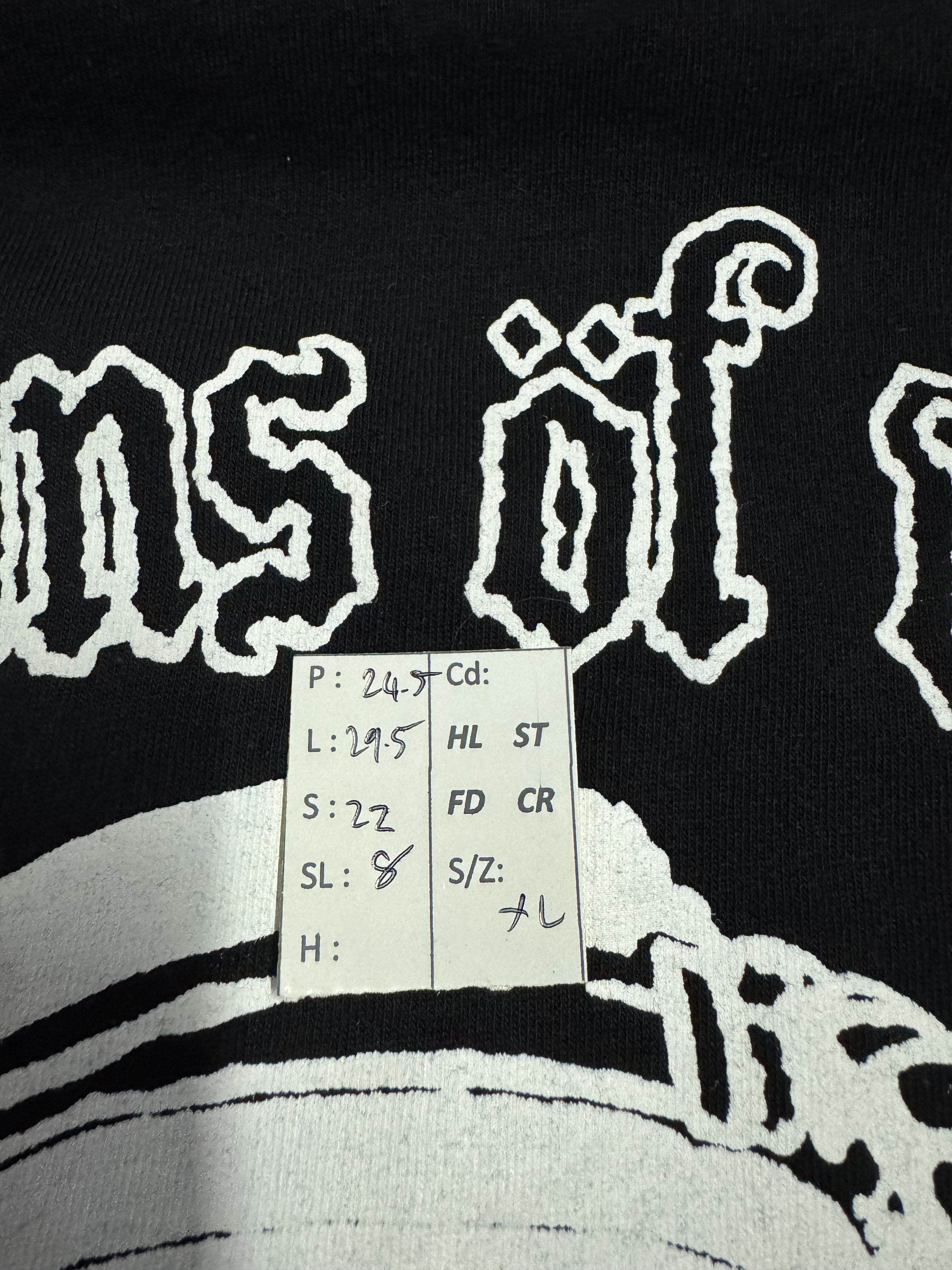 Band Tees VINTAGE VISIONS OF WAR CRUST CORE PUNK METAL TEE Size US XL / EU 56 / 4 - 15 Thumbnail