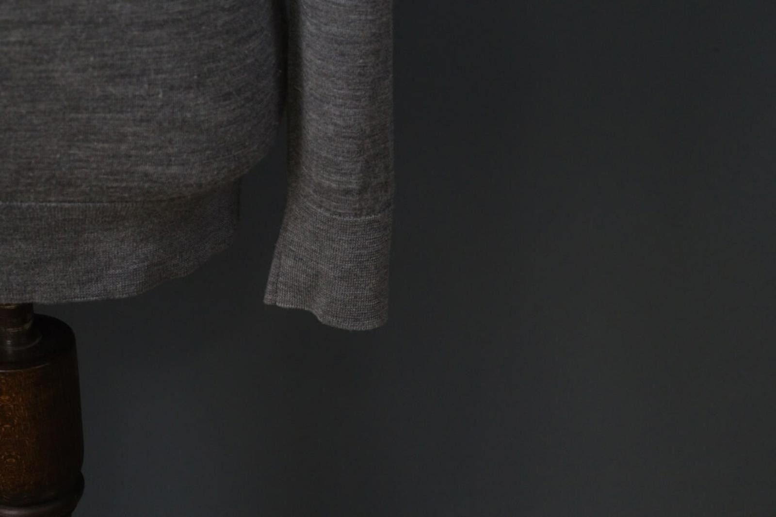 Allsaints AllSaints Gray 100% Wool Knit Pullover Sweater Size M Size M / US 6-8 / IT 42-44 - 4 Thumbnail