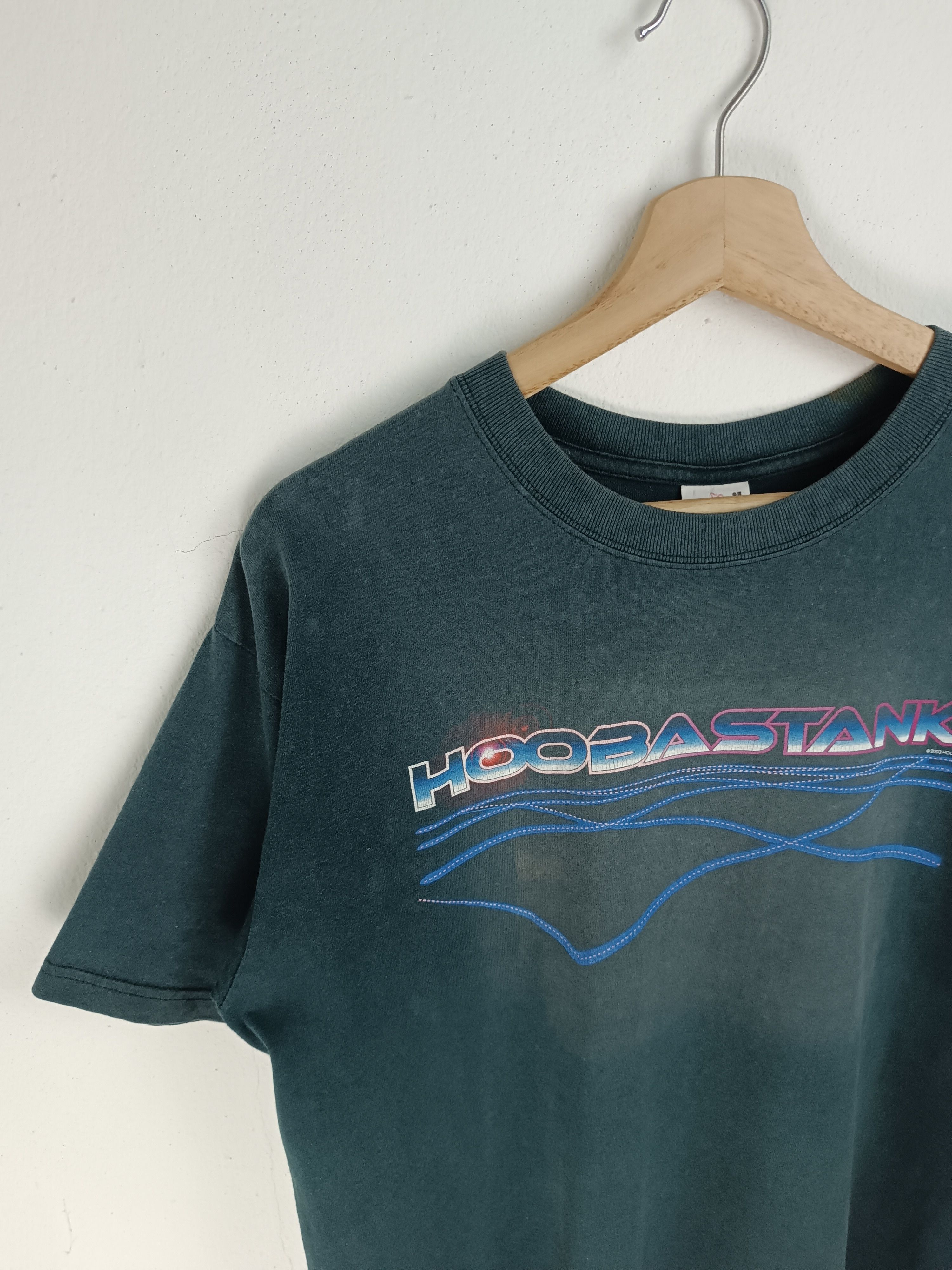 Band Tees THRASHED FADED VINTAGE '03 HOOBASTANK (incubus audioslave) Size US M / EU 48-50 / 2 - 5 Thumbnail