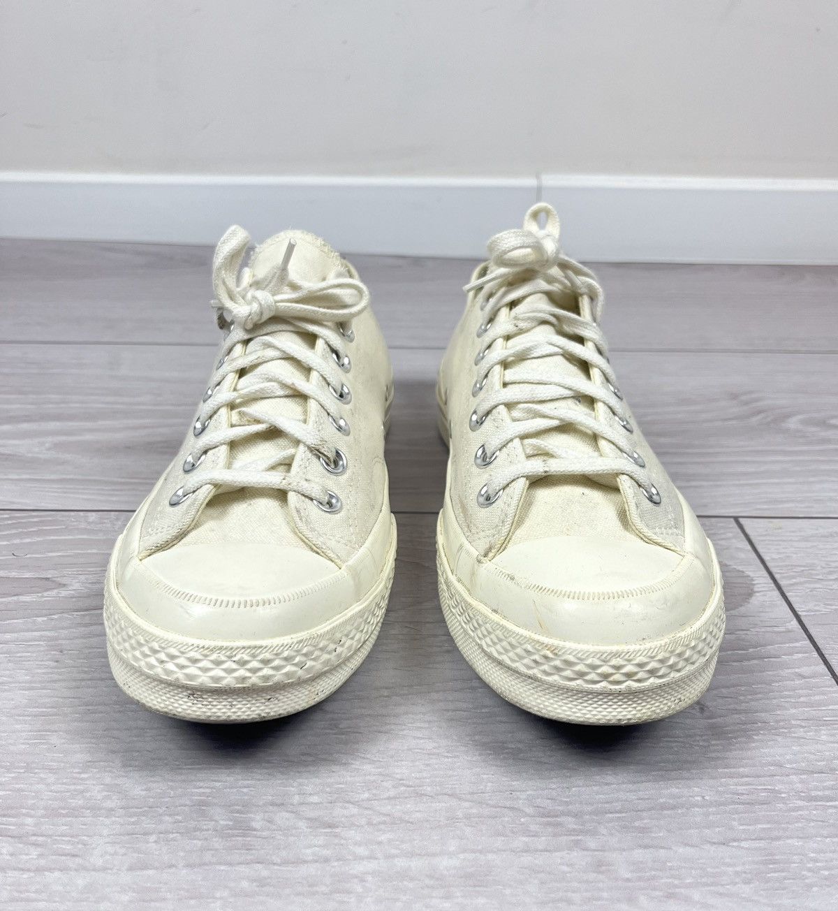 Converse Converse Play Comme Des Garcons White Heart Sneakers Shies Size US 9 / EU 42 - 5 Thumbnail