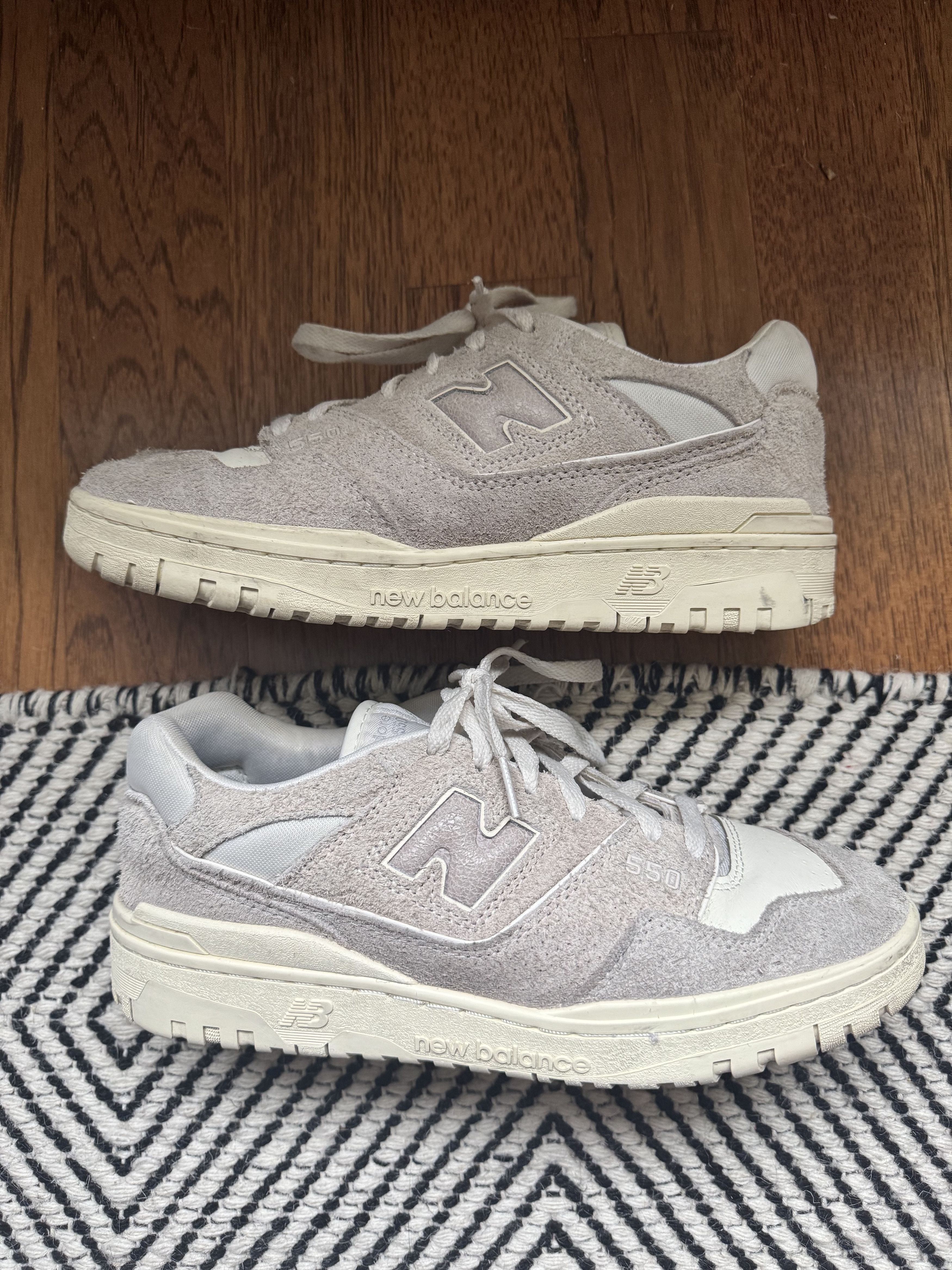Aime Leon Dore × New Balance New Balance 550 Aime Leon Dore Grey Suede Size US 9 / EU 42 - 6 Thumbnail