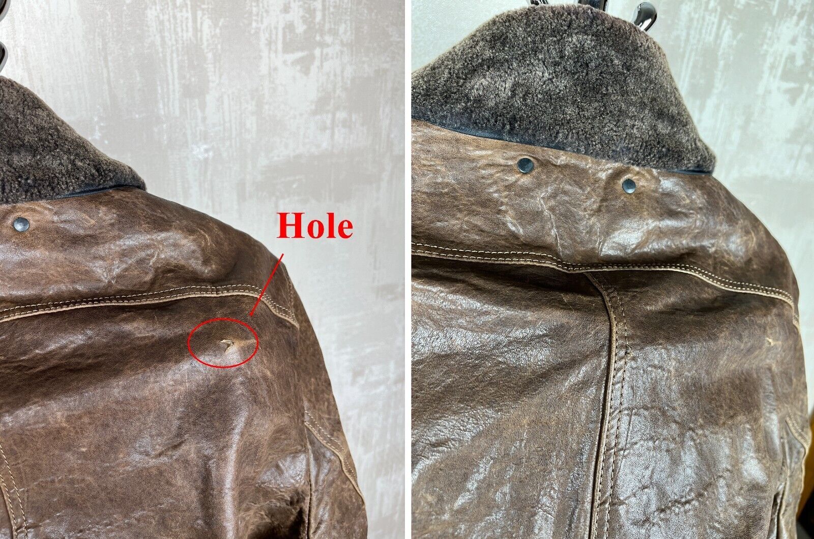 Hugo Boss Hugo Boss Orange Aviator Leather Bomber Jacket Distressed Size US M / EU 48-50 / 2 - 18 Thumbnail