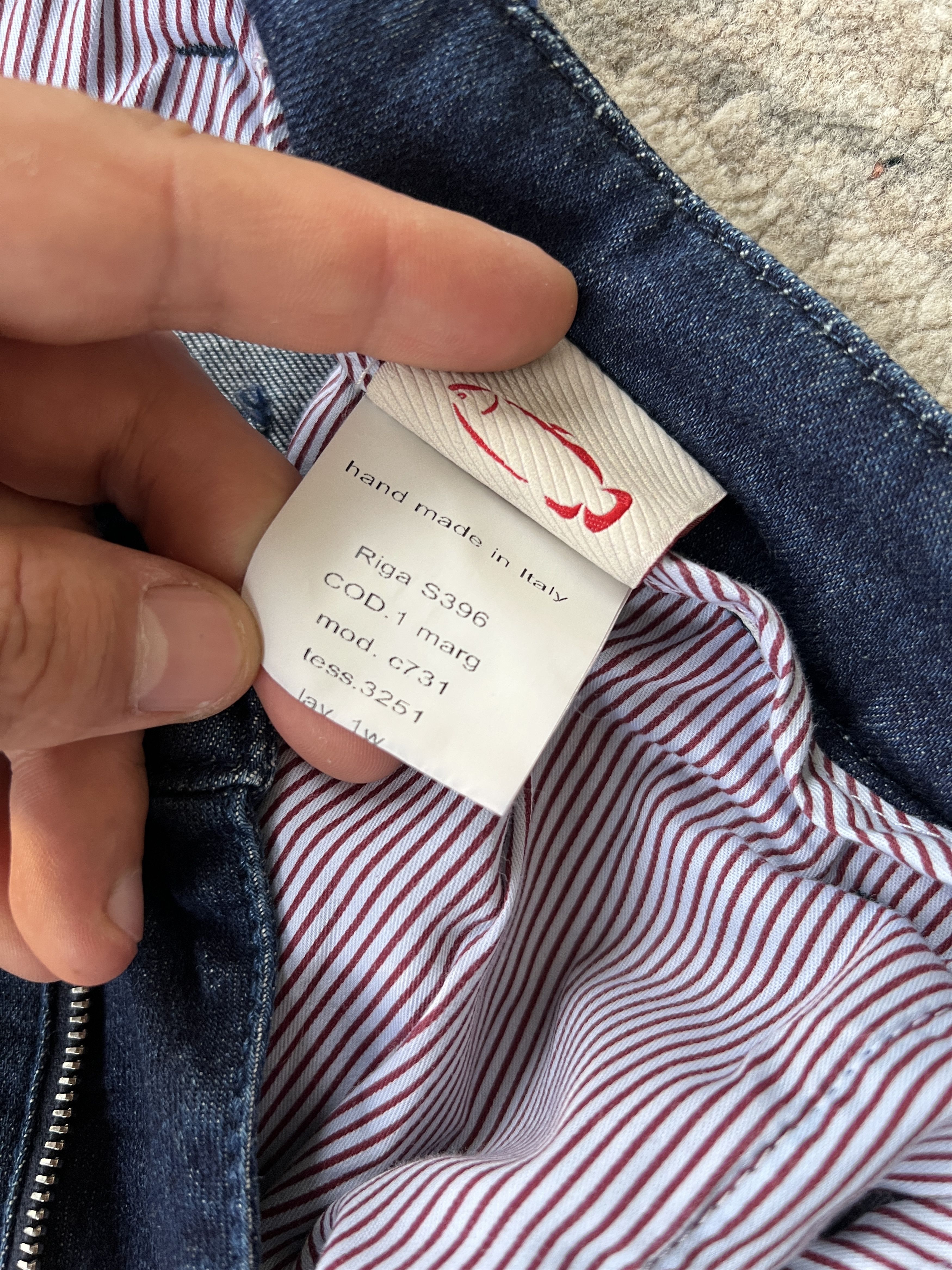 Designer Portofino Jeans Size US 34 / EU 50 - 6 Thumbnail