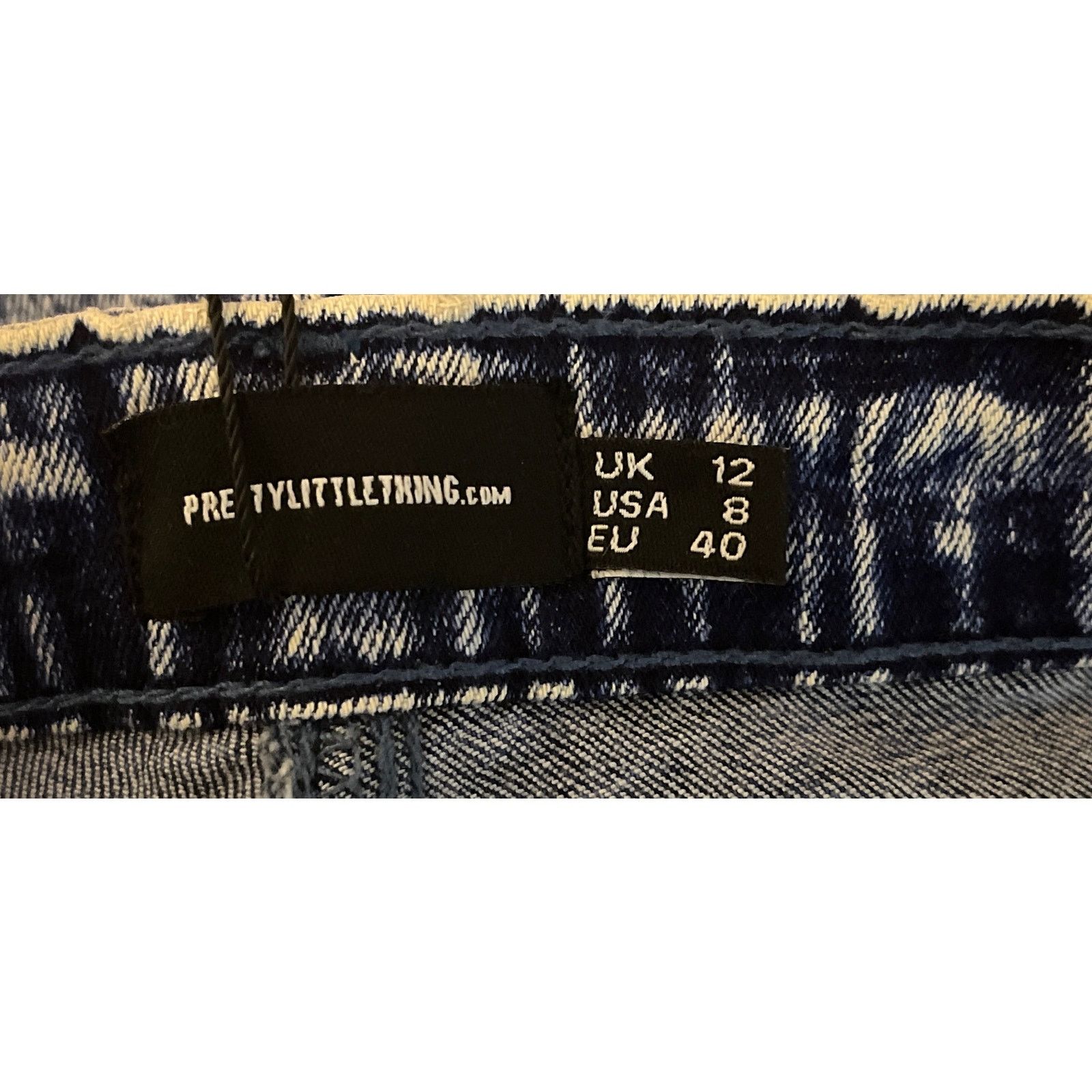 Other Pretty Little Thing Flare Jean - Size: 8 - Washed Blue Size 30" / US 8 / IT 44 - 5 Thumbnail