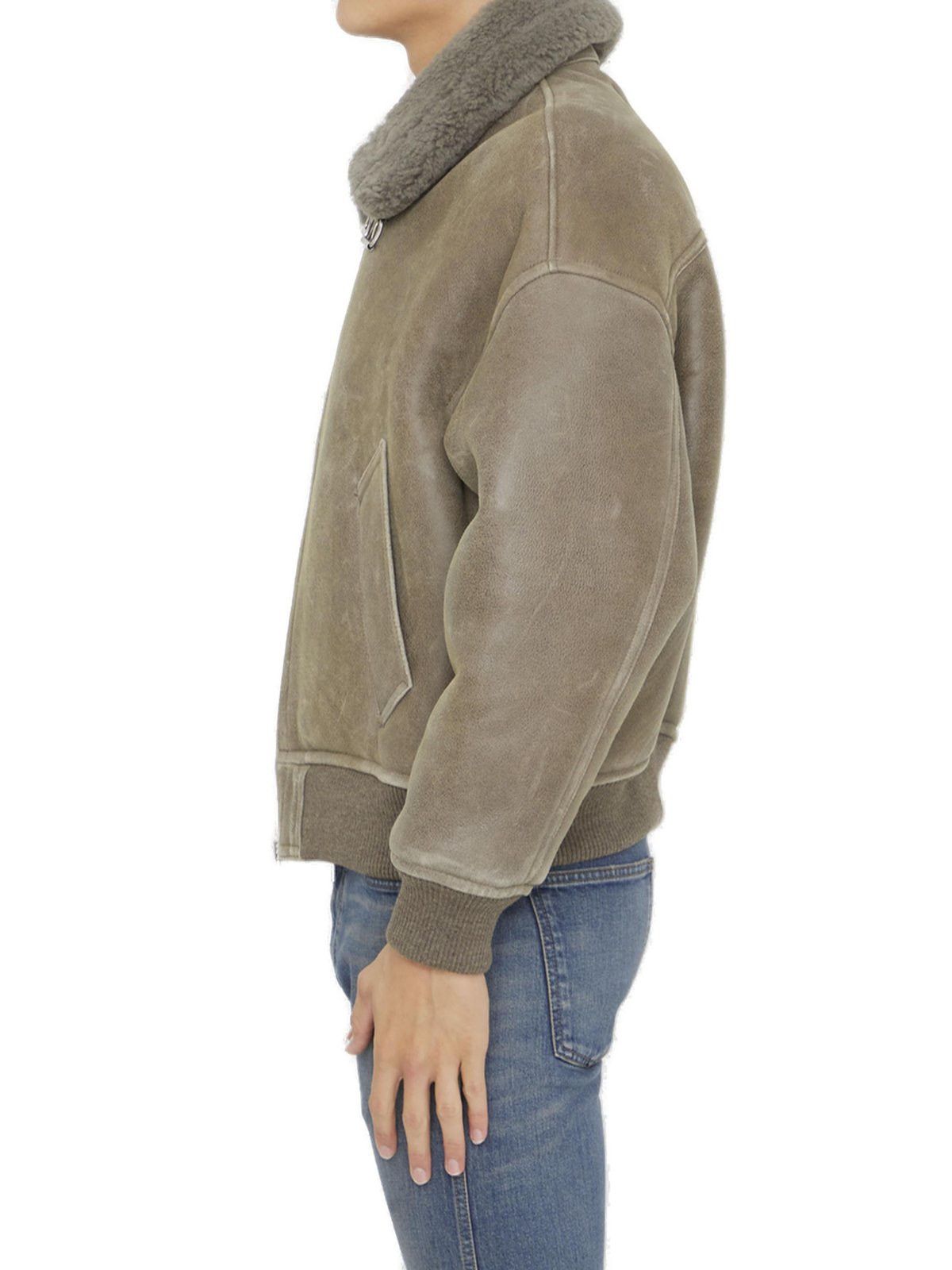 AMI Ami - Zip Up Shearling Bomber Size US XL / EU 56 / 4 - 2 Thumbnail