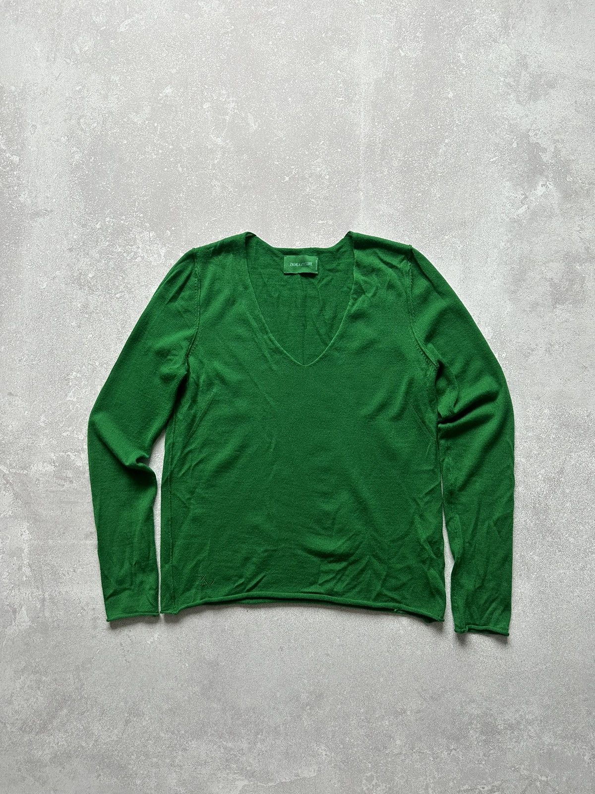 Vintage × Zadig & Voltaire Zadig&Voltaire long sleeve one size green vintage Size ONE SIZE - 1 Thumbnail