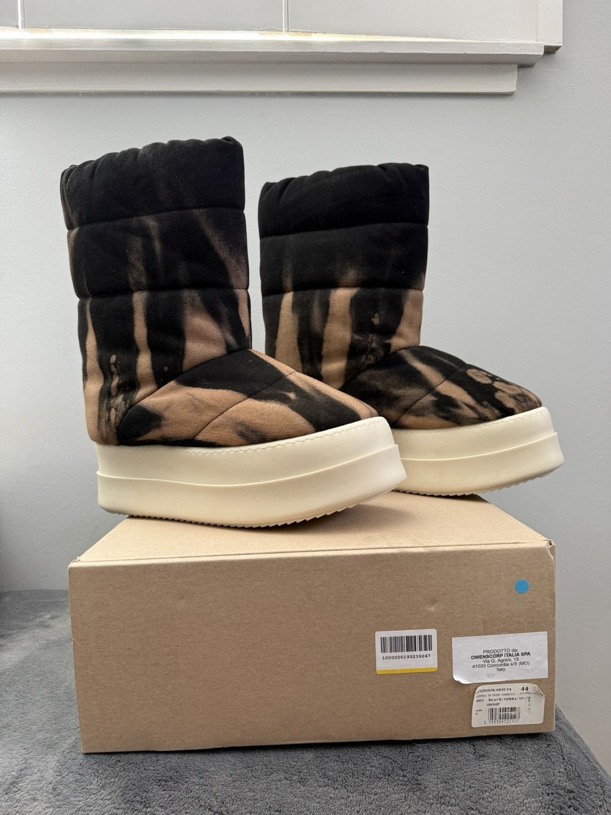Rick Owens [NEW] FW24 DRKSHDW Mega Bumper Lunar Boot Terra Size US 11 / EU 44 - 1 Thumbnail