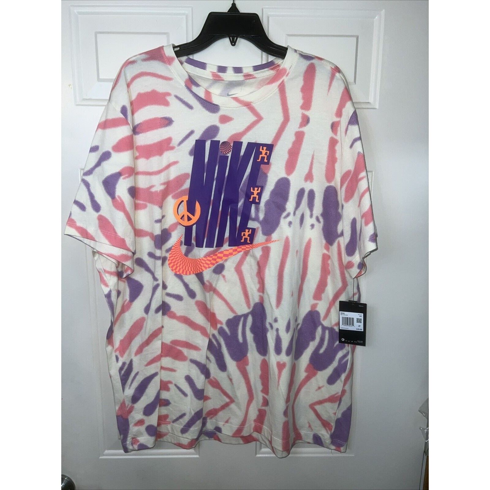 Nike Nike T-Shirt Tie Dye Graphic Tee Pink Purple Size XXL 2XL Size US XXL / EU 58 / 5 - 1 Thumbnail